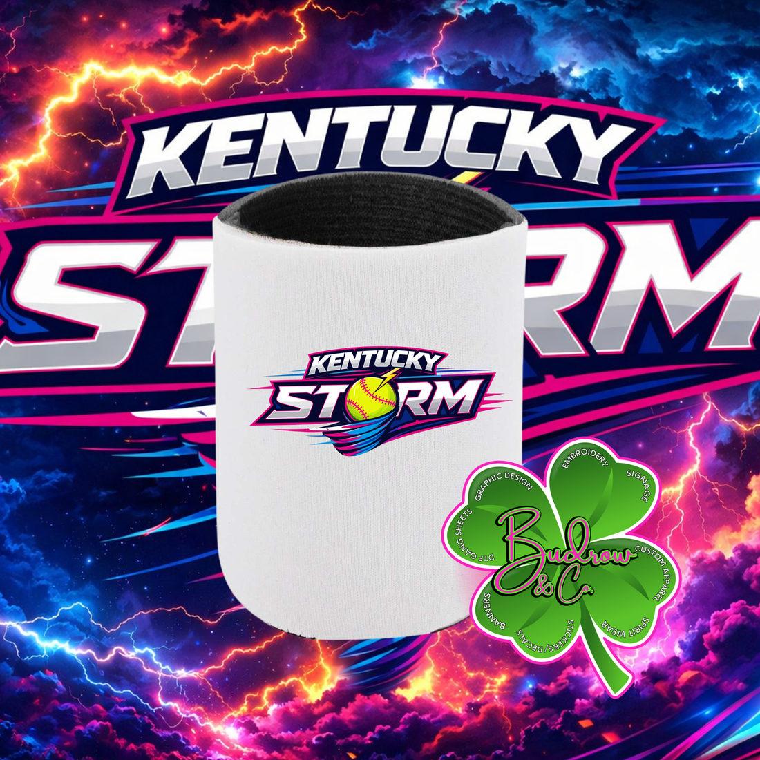 Kentucky Storm Logo Koozie