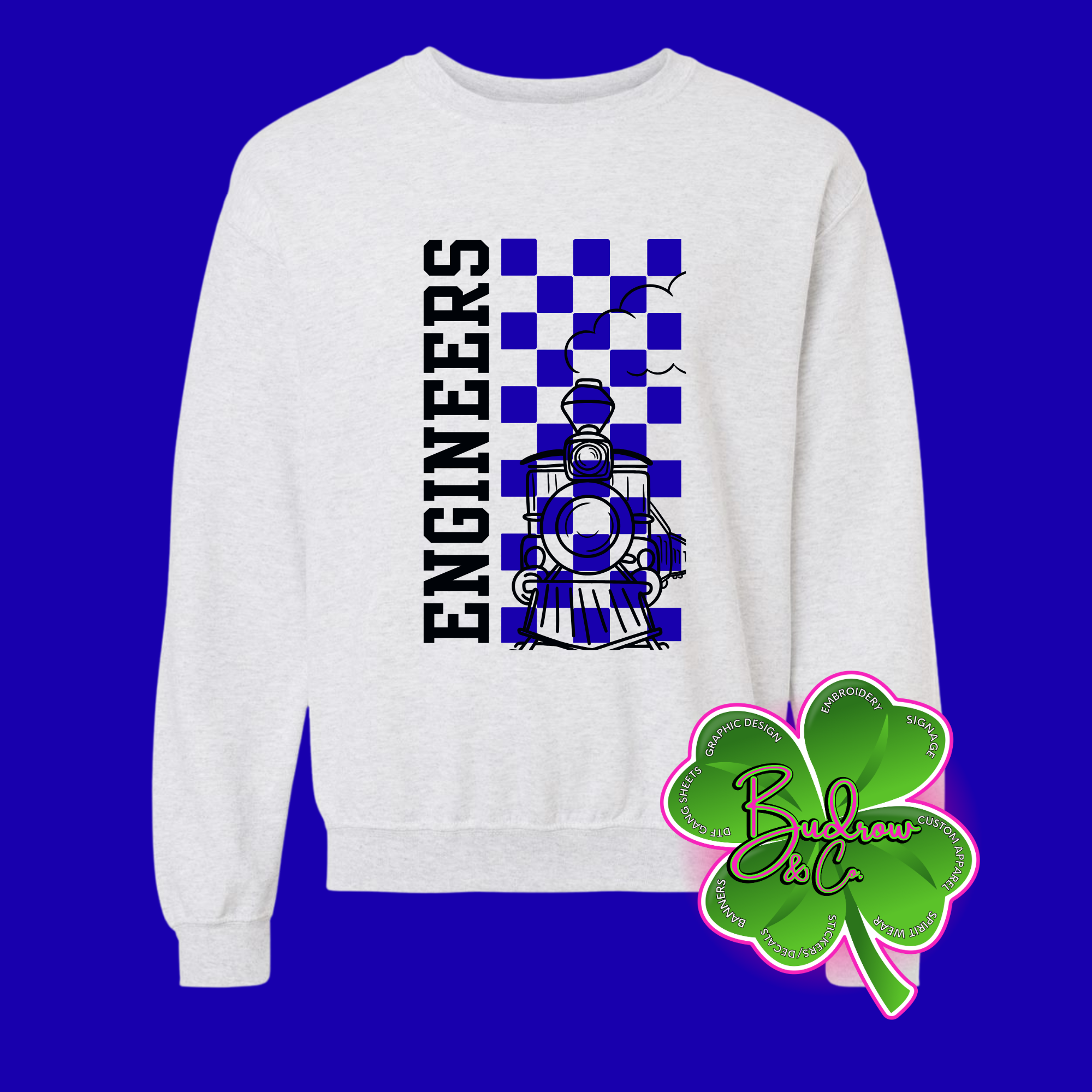 Engineers Checkered Train - Ash