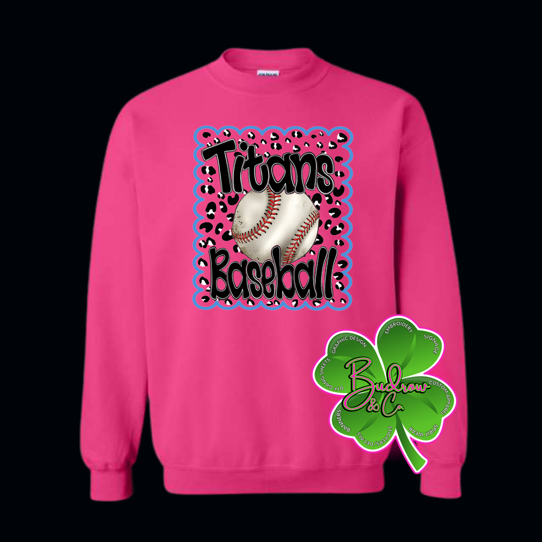 Hopewell Titans Baseball Titans Leopard