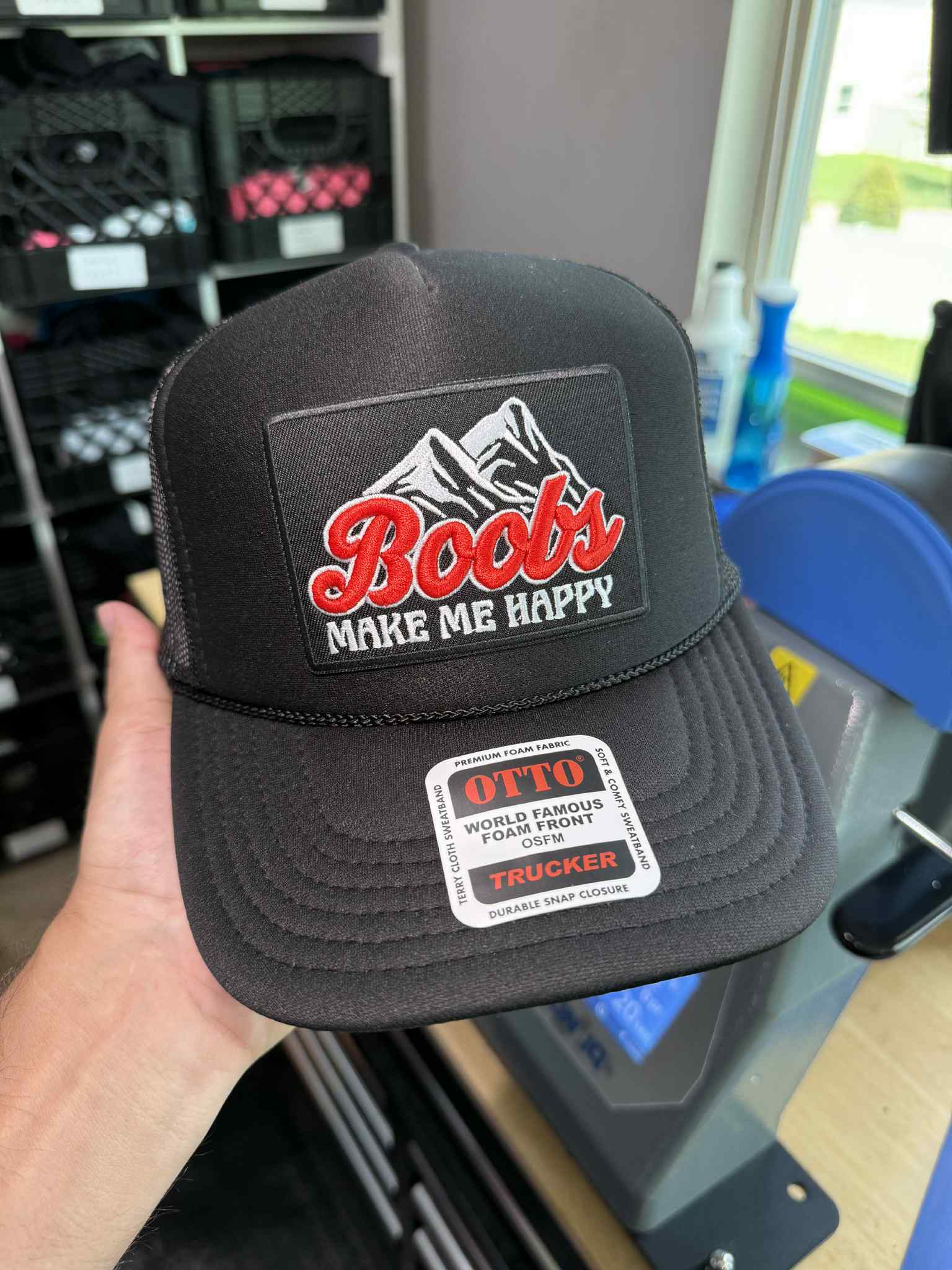 Make Me Happy Patch Hat