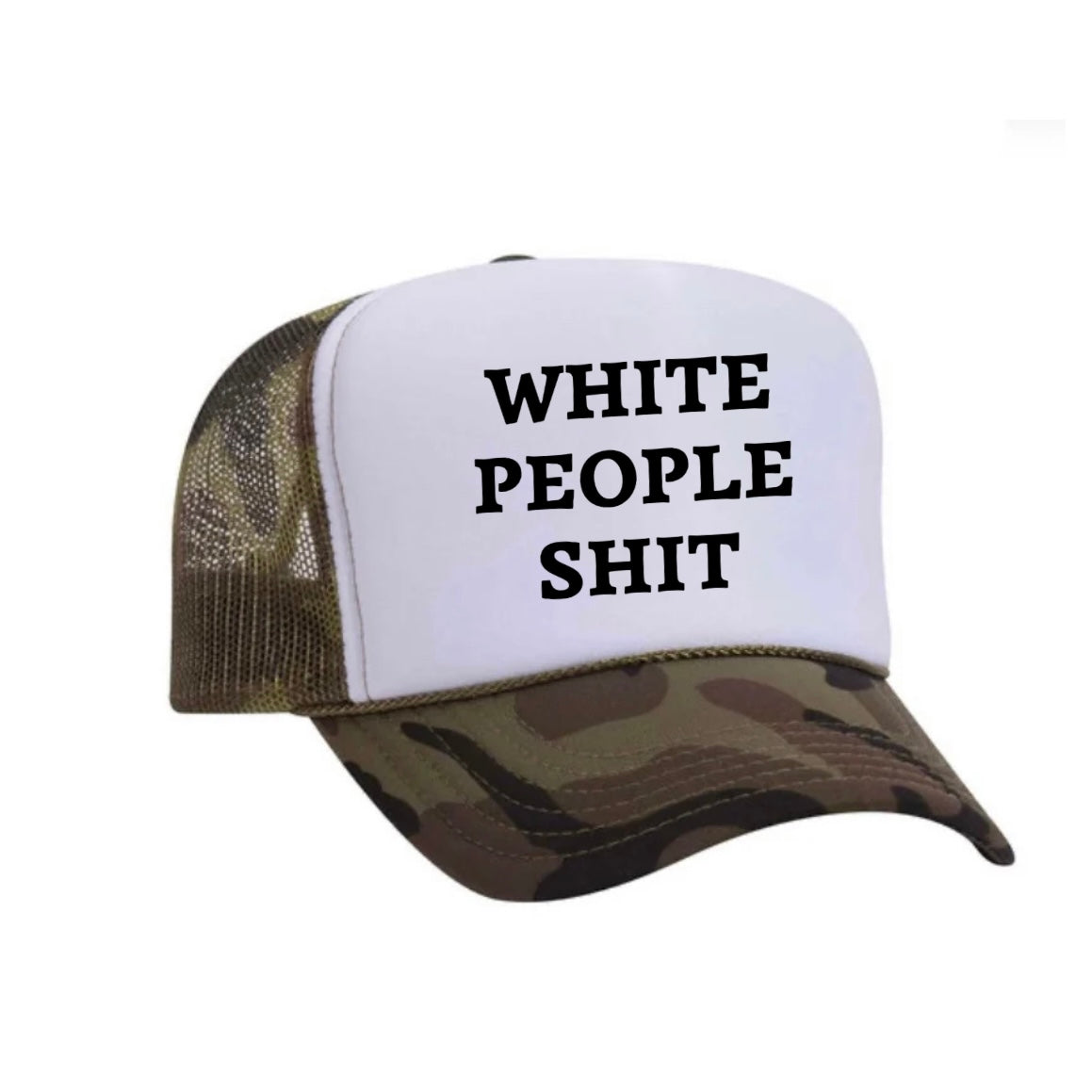 White People Shit Trucker Hat