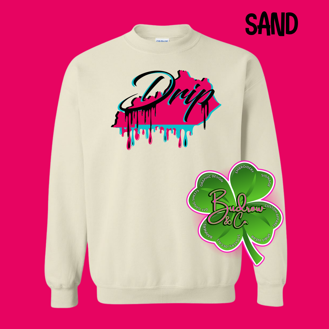 Drip Logo - Sand