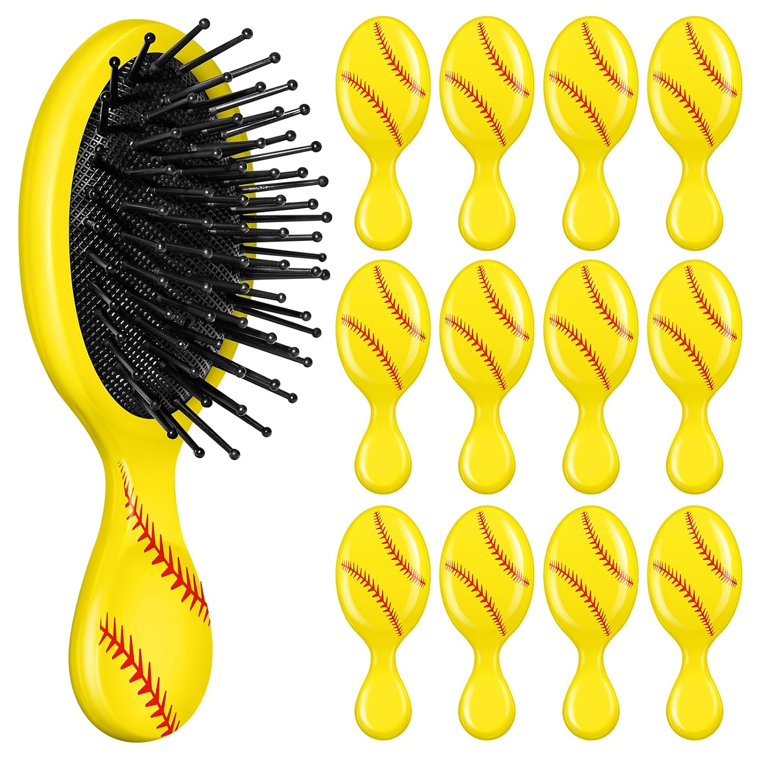 Softball Hair Brush