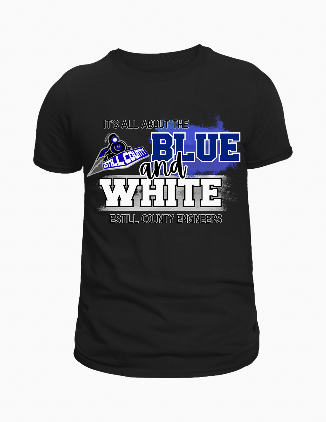 All About The Blue And White Tee