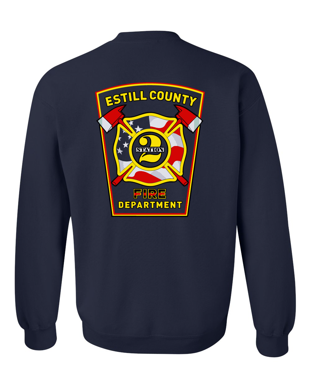 Estill County Fire Department Crewneck / Navy