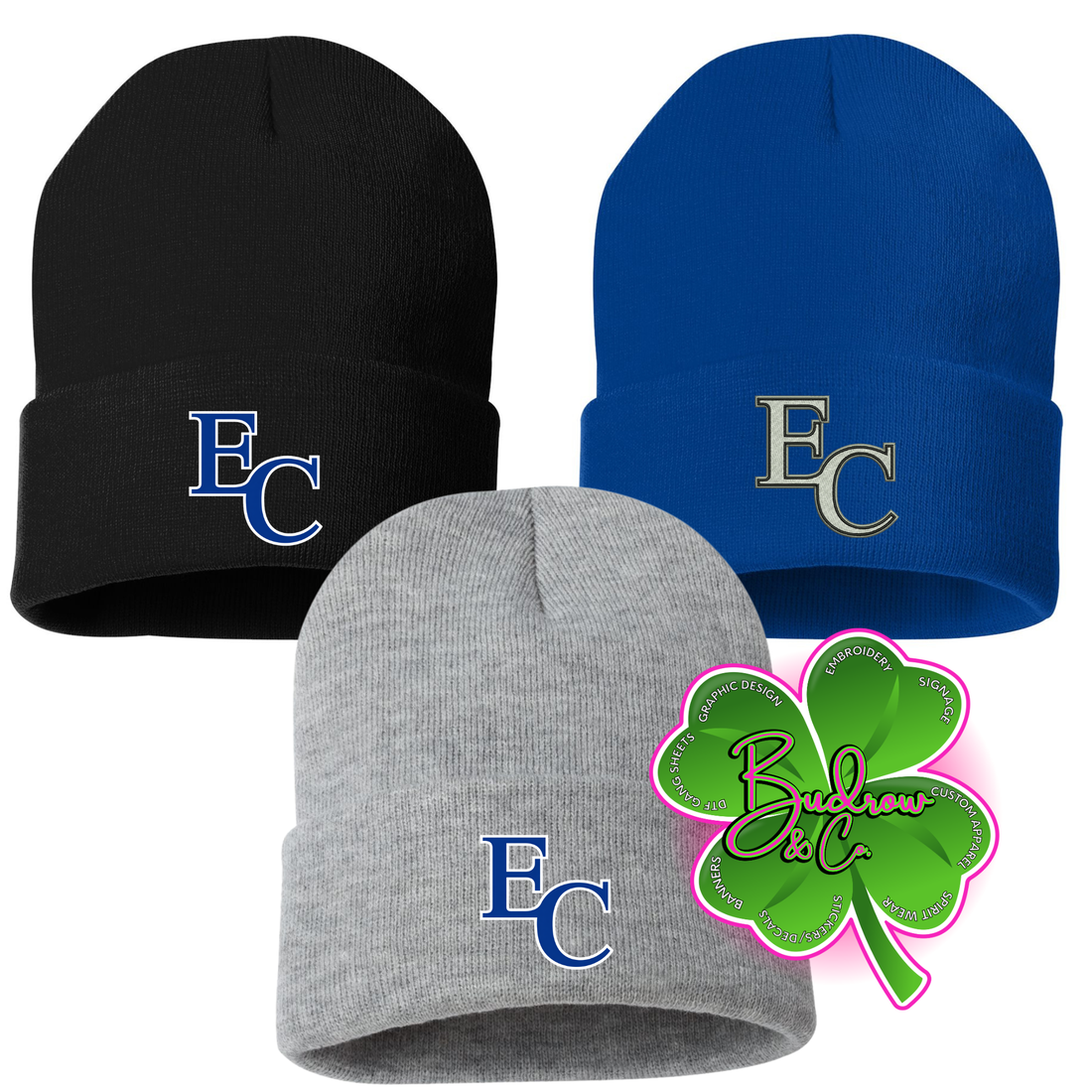 Embroidered Beanie - EC
