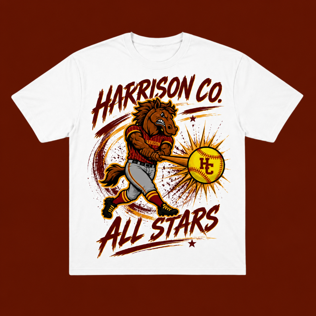 HC ALL STARS SOFTBALL - FRONT & BACK - Personalized