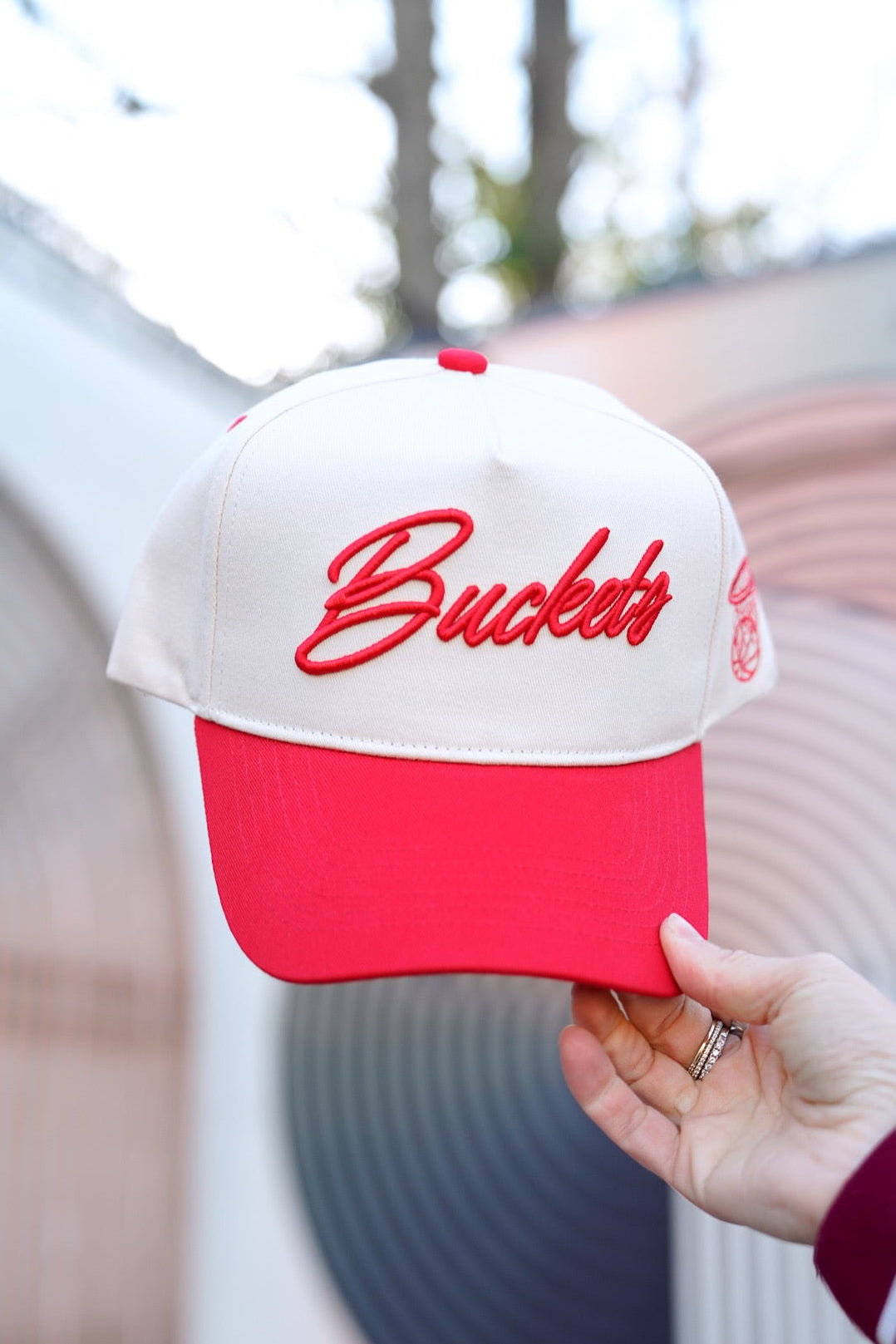 Buckets - Red Vintage Trucker Hat