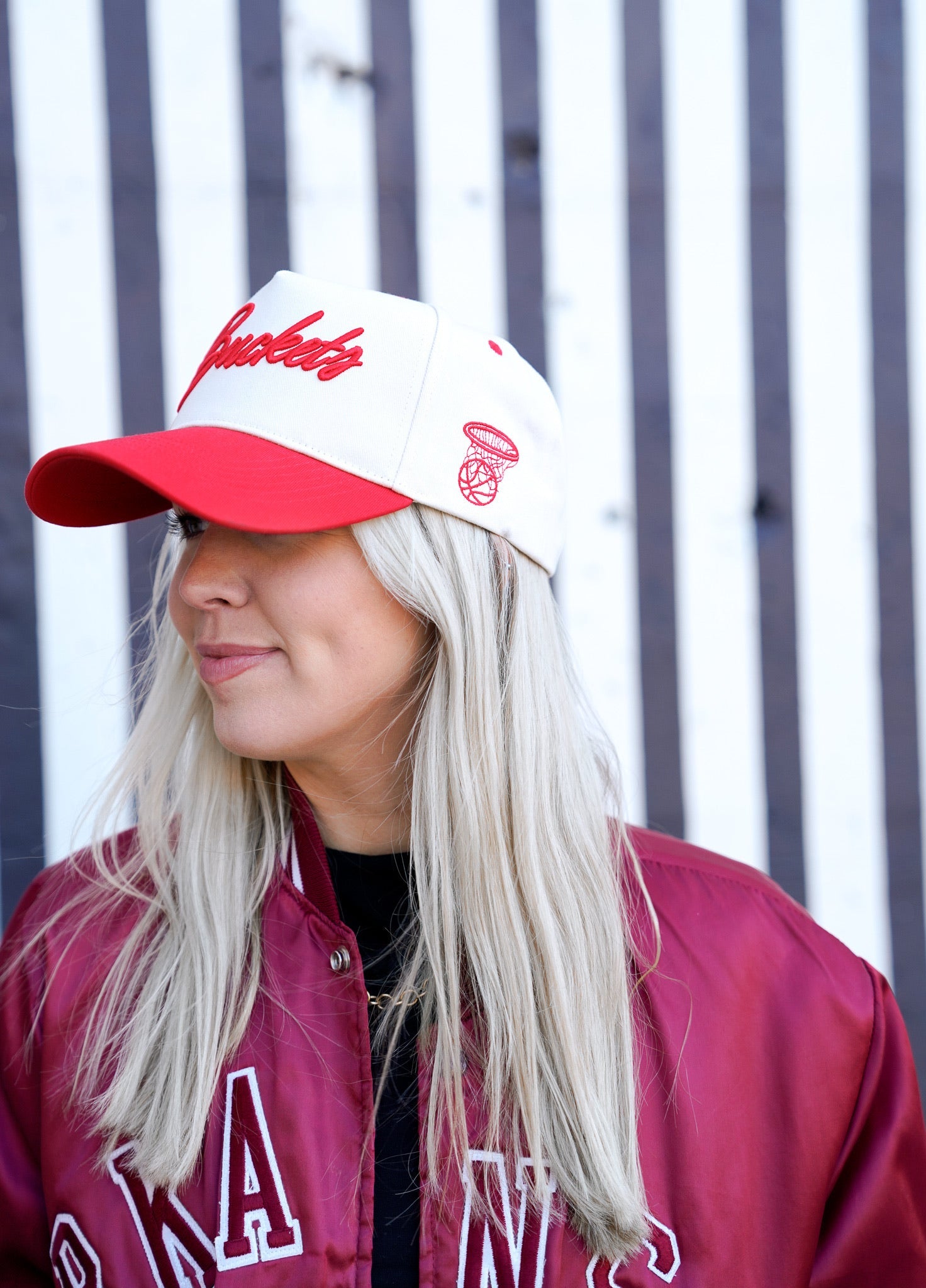 Buckets - Red Vintage Trucker Hat