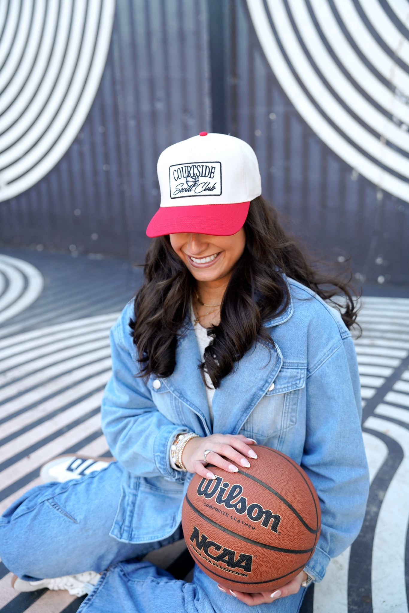 Courtside Social Club - Red Vintage Trucker Hat