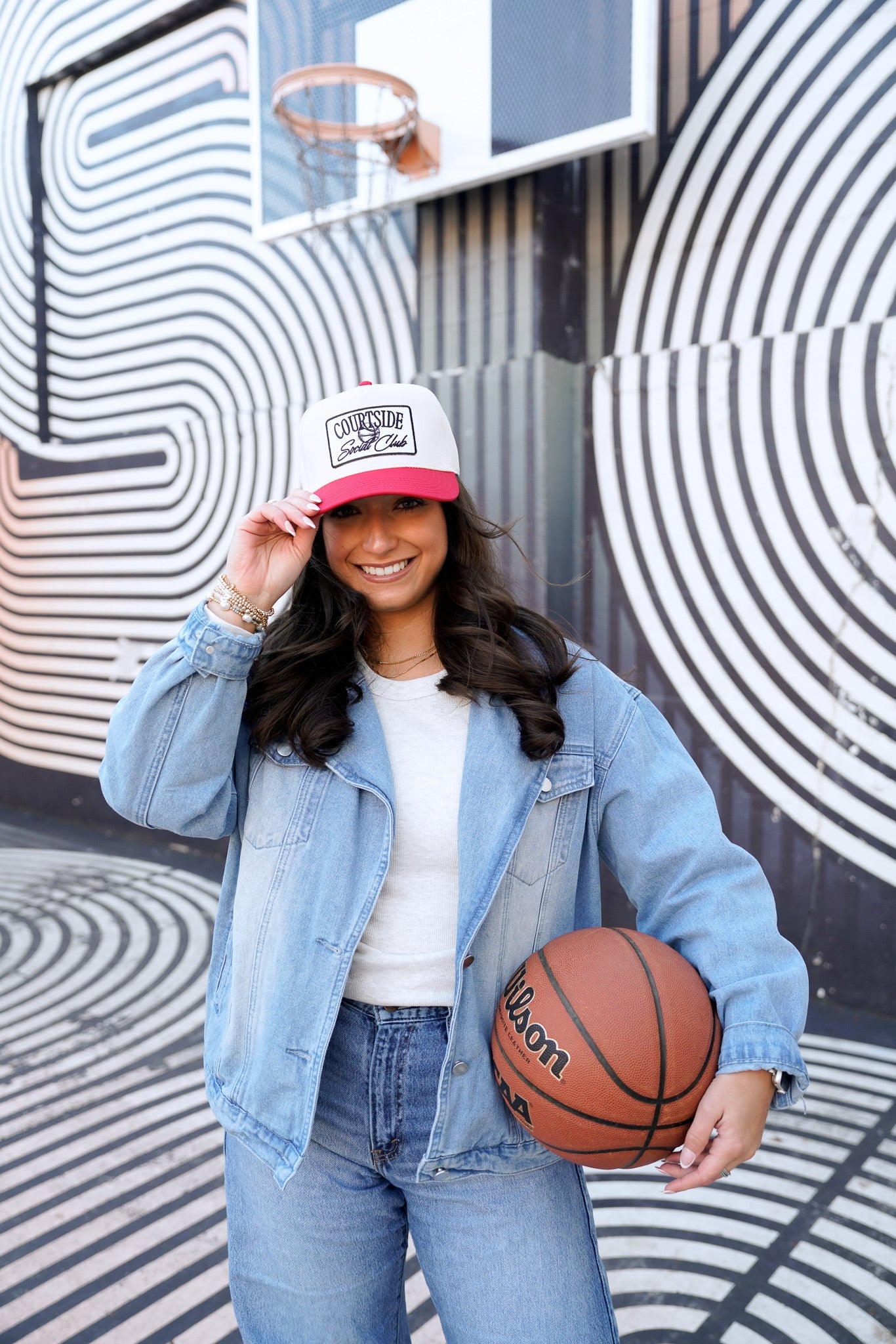 Courtside Social Club - Red Vintage Trucker Hat
