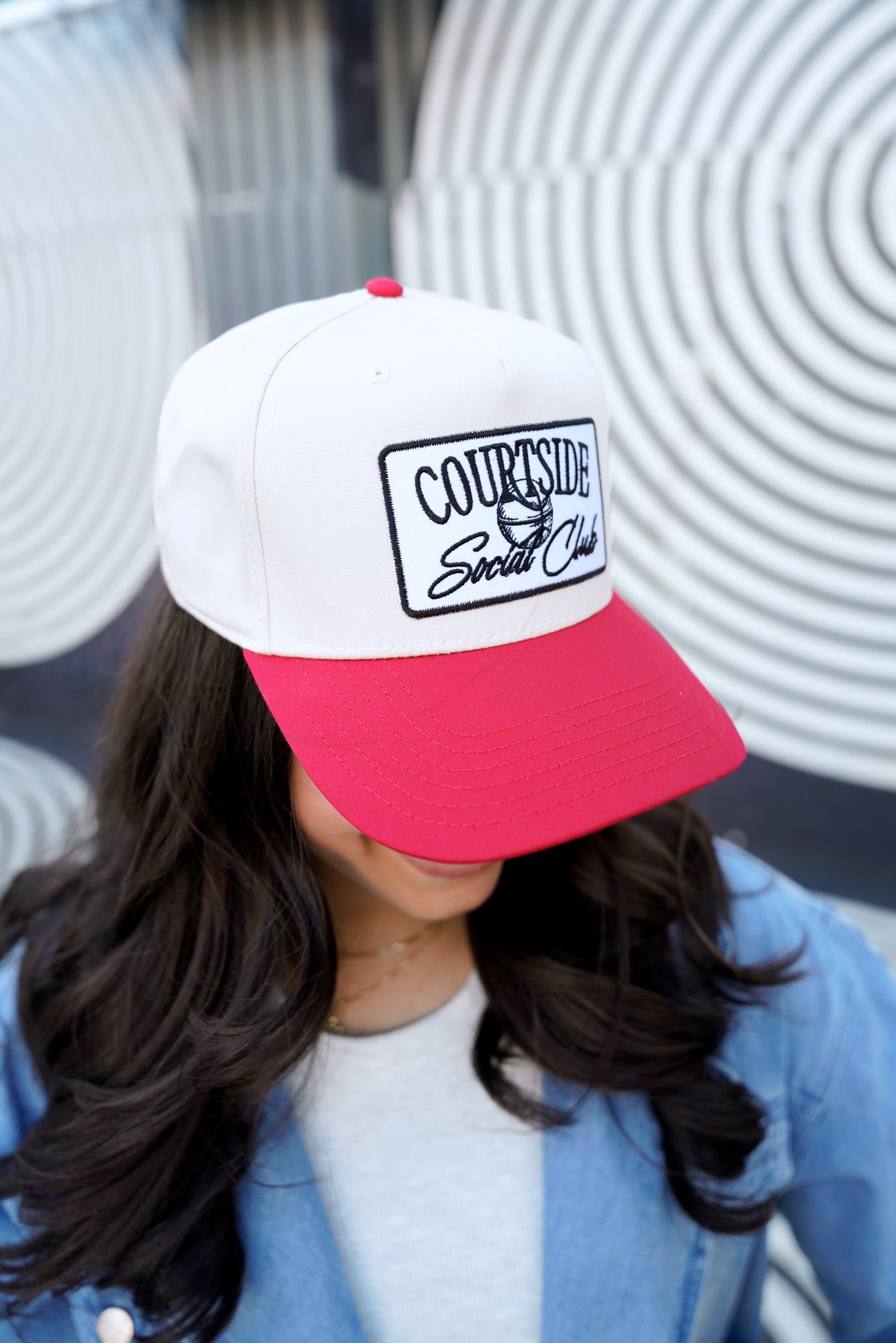 Courtside Social Club - Red Vintage Trucker Hat