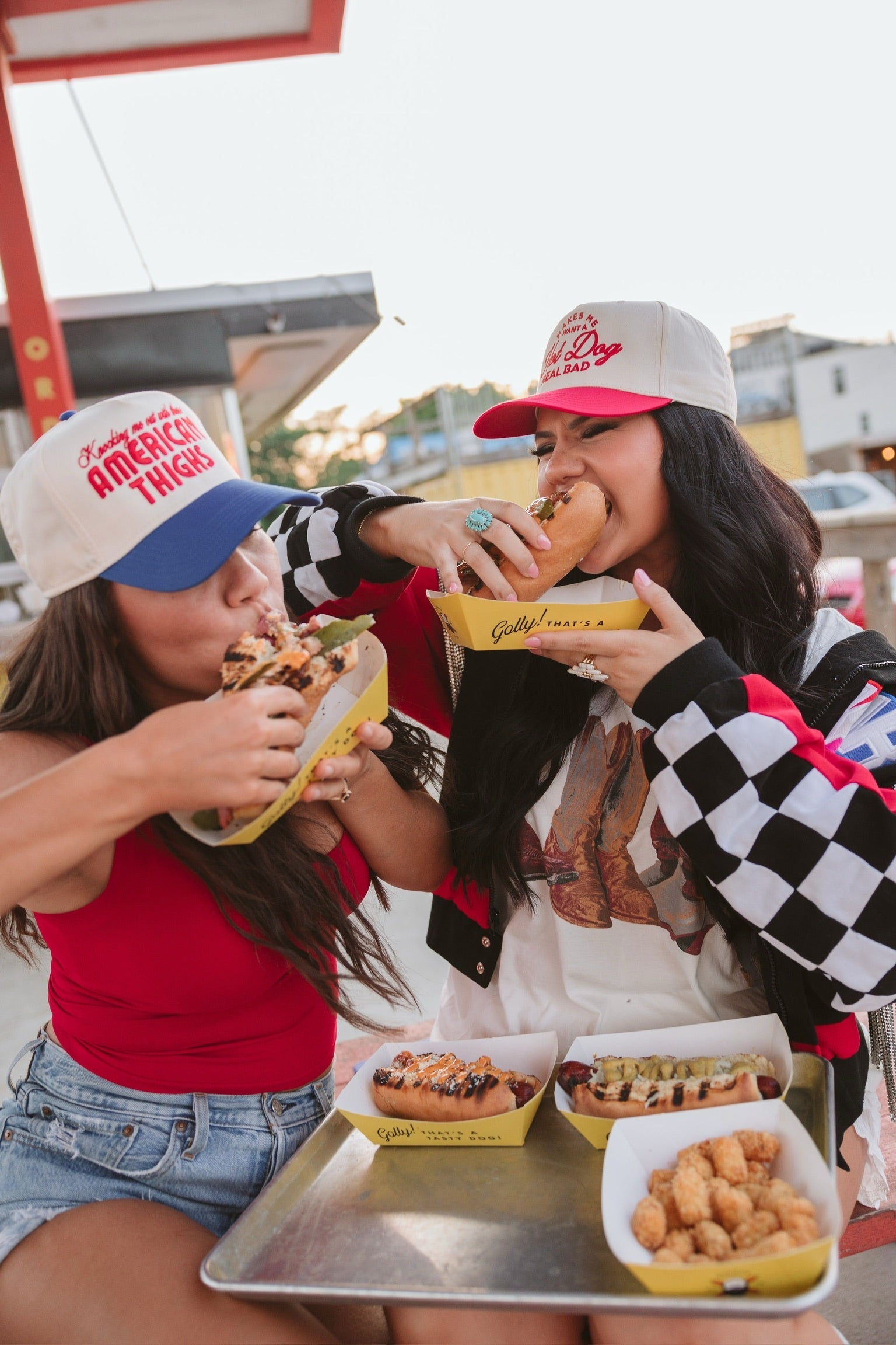 Makes me Want a Hot Dog - Red Vintage Trucker Hat