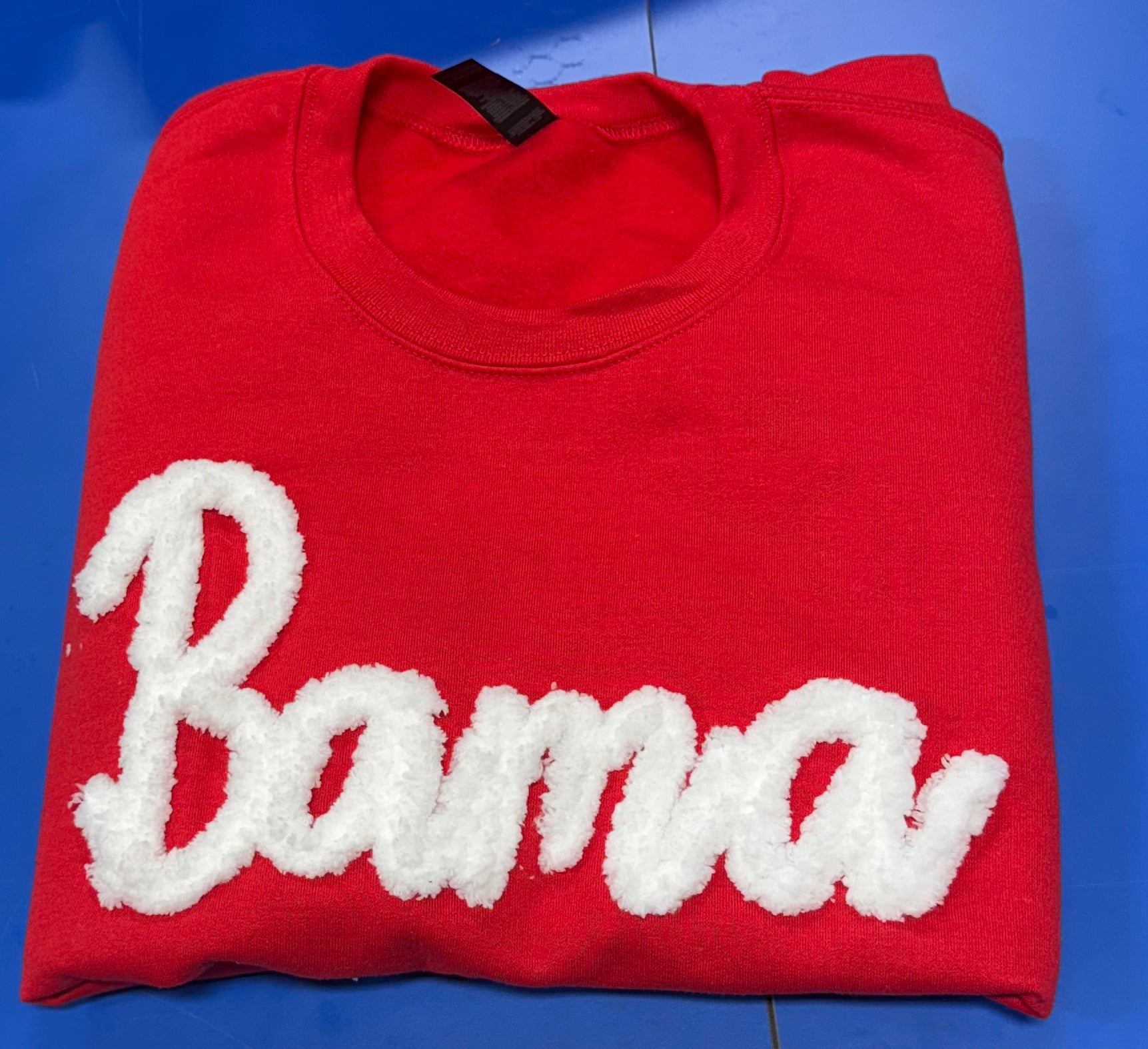Chenille Yarn Embroidered Sweatshirts (Personalized)