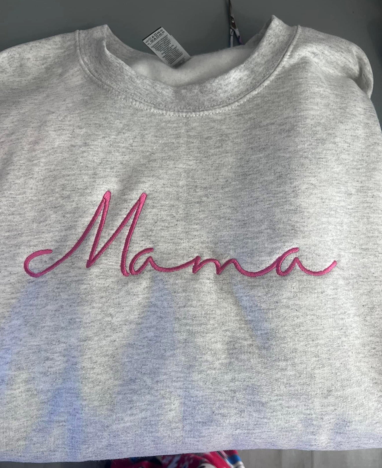 Custom Personalized Embroidered Name Sweatshirt | Mawmaw, Gigi, Grammy, Mom – Perfect Holiday Gift