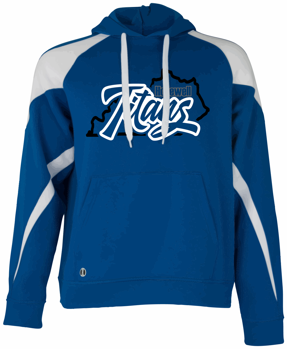 Hopewell Titans Royal Blue & White Hoodie – Custom Team Spirit Sweatshirt