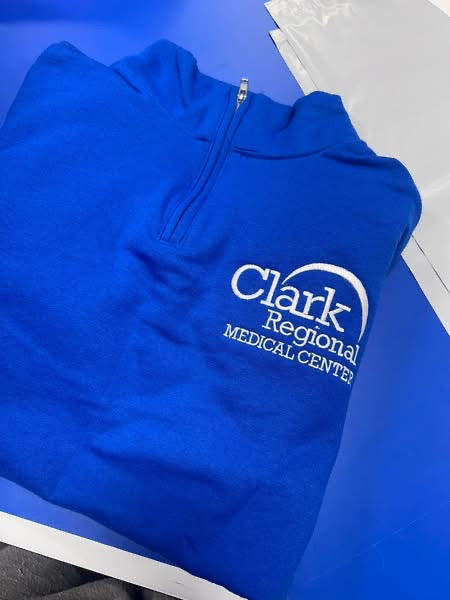 Personalized Clark Regional Employee Quarter zip