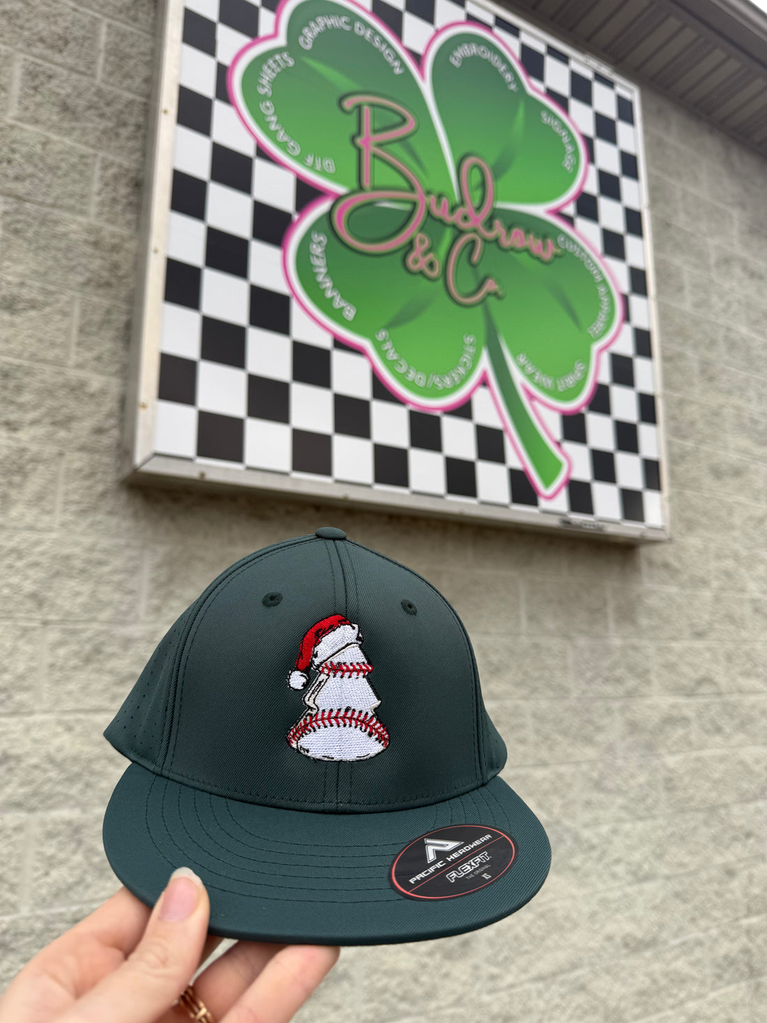 Santa Cake Baseball Hat