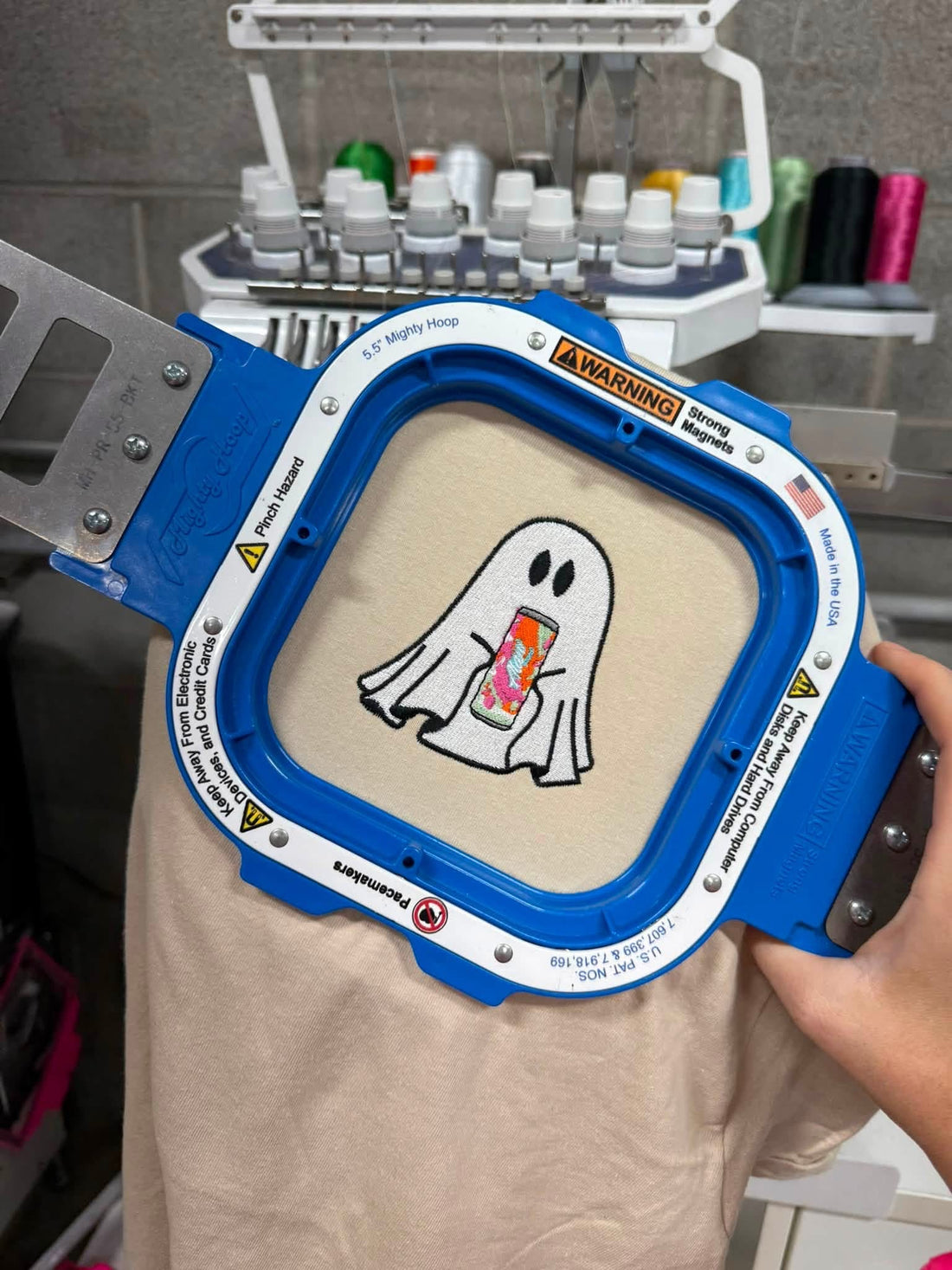 Ghost Embroidered Crew - (Personalized)