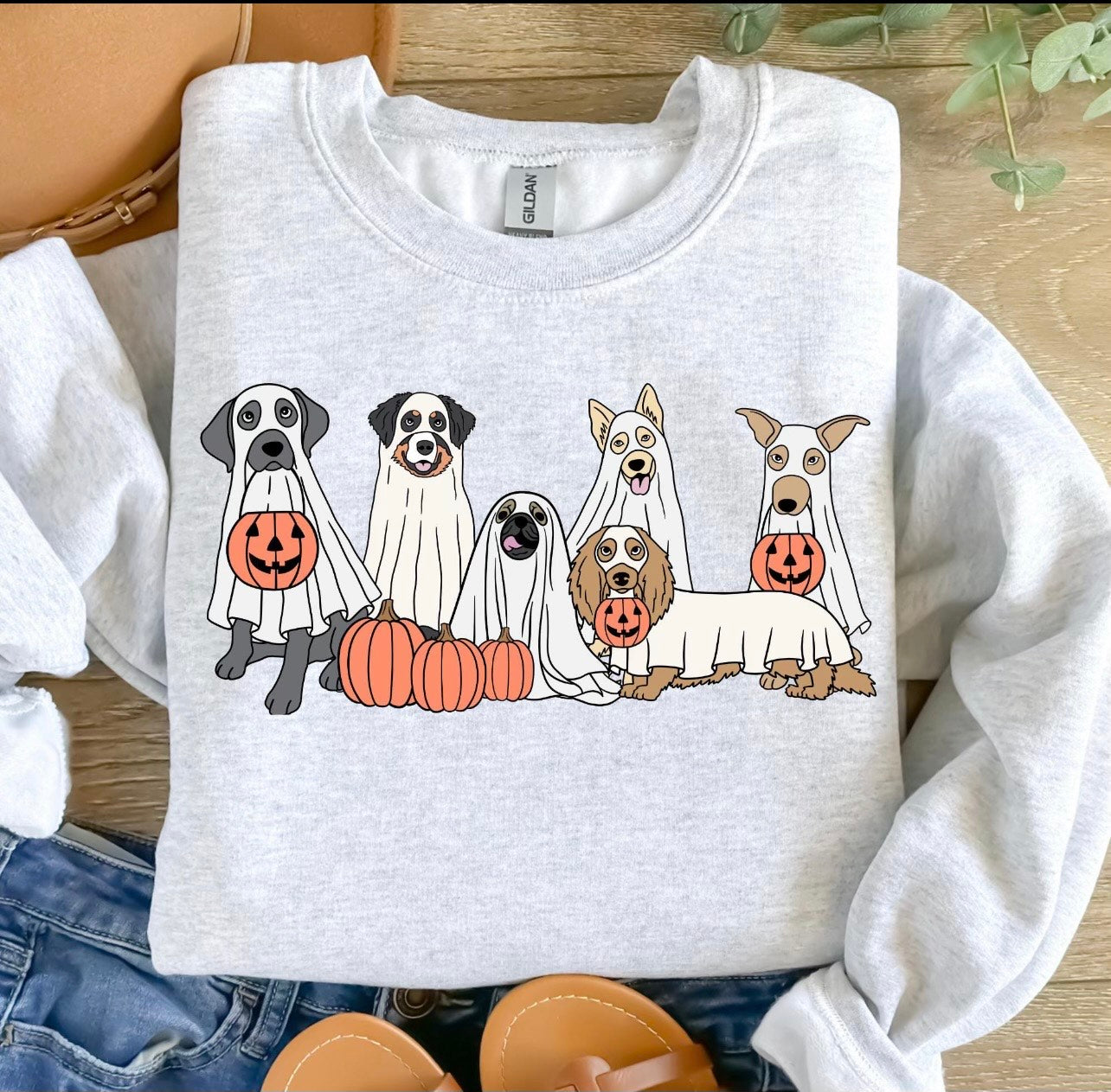 Spooky Pups Crew/Tee