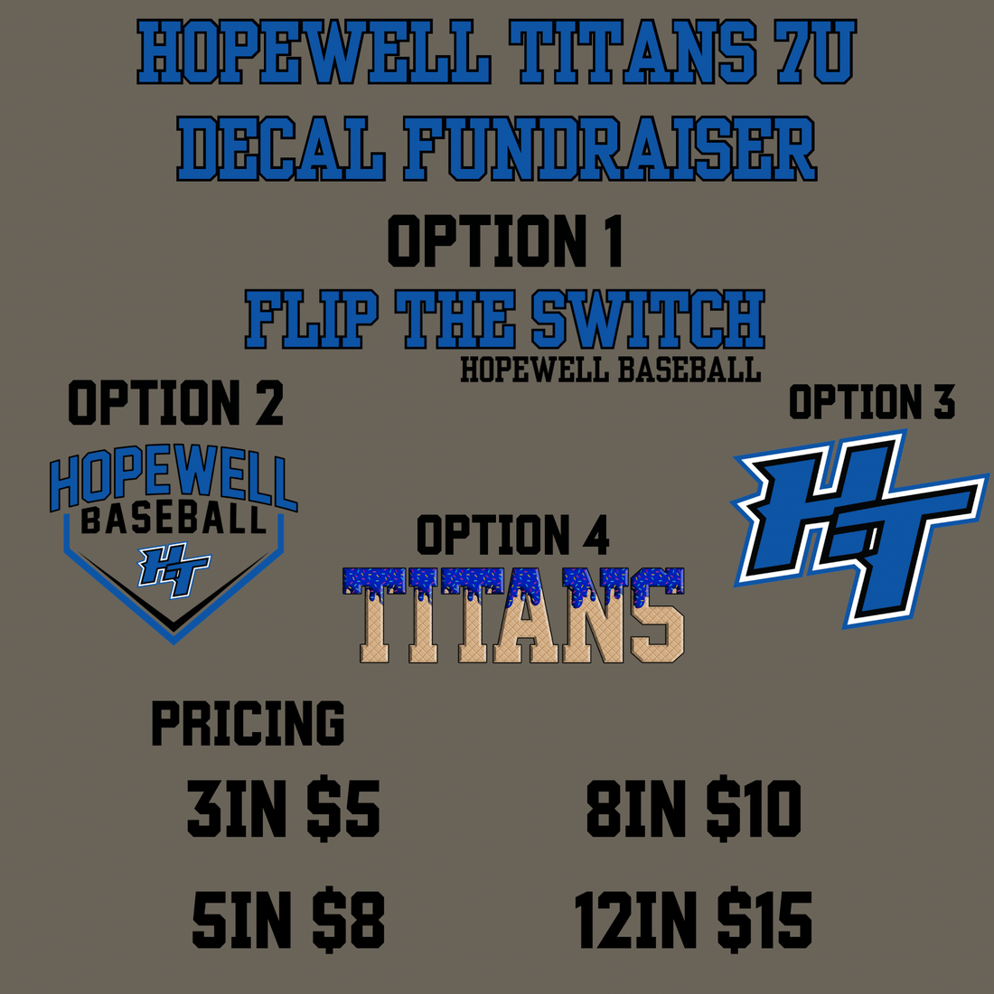 Team Decal Fundraiser