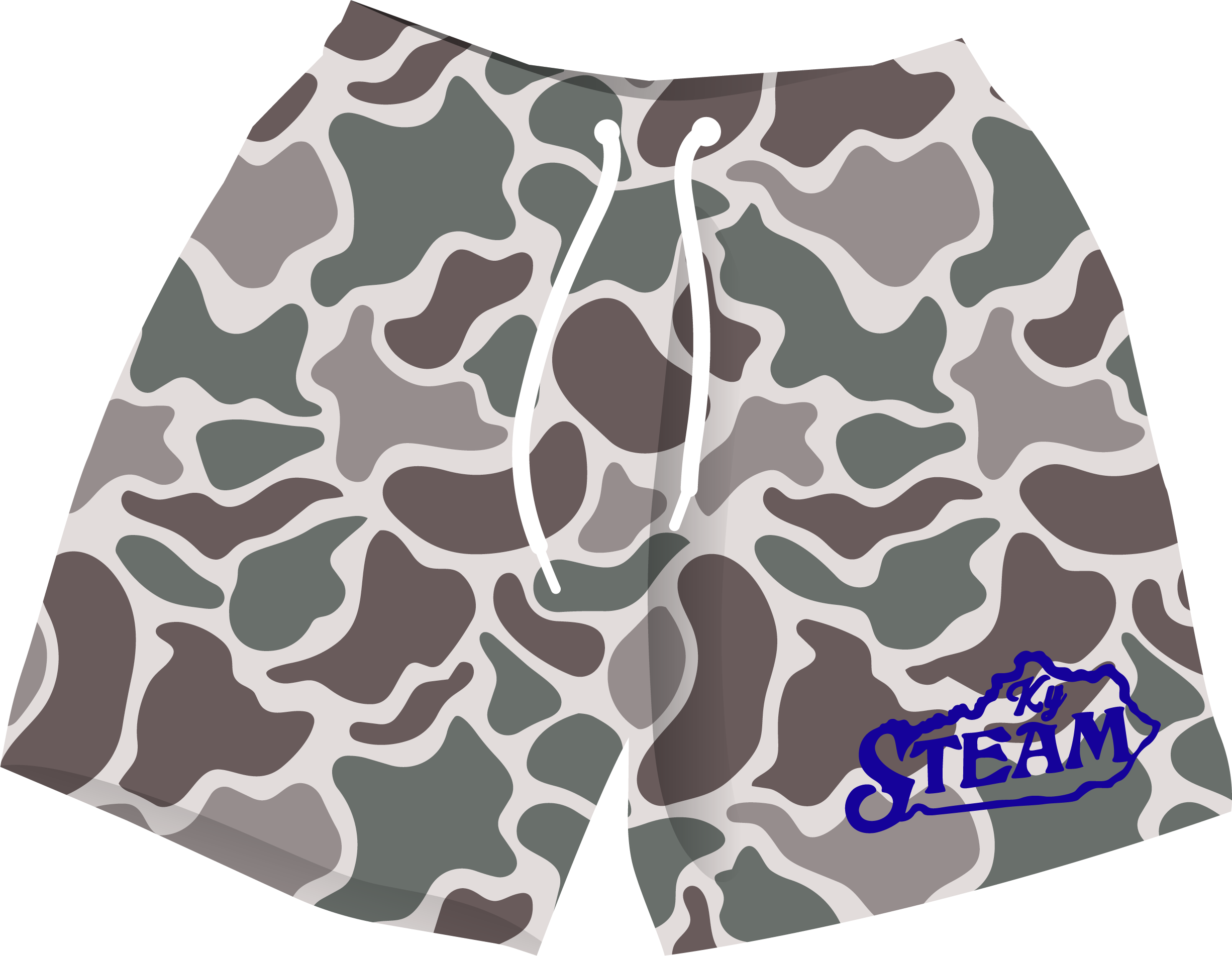 Steam Shorts - Old School Camo