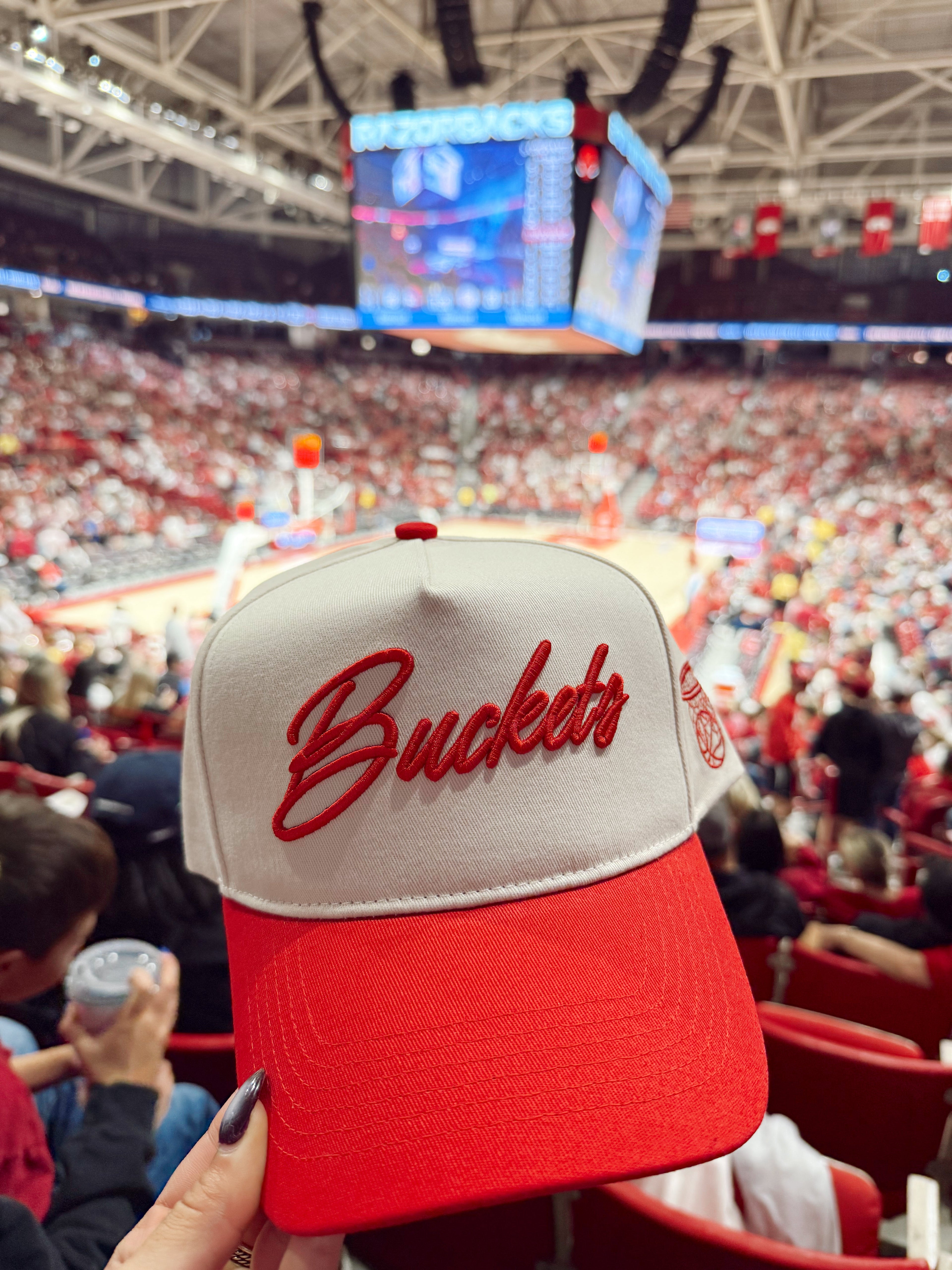 Buckets - Red Vintage Trucker Hat