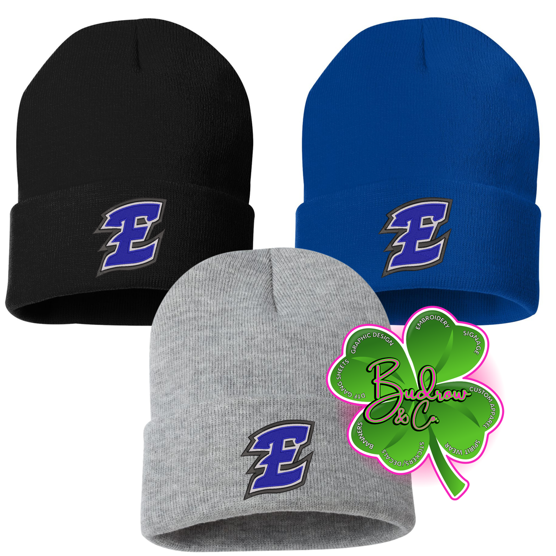 Embroidered Beanie - FLying E
