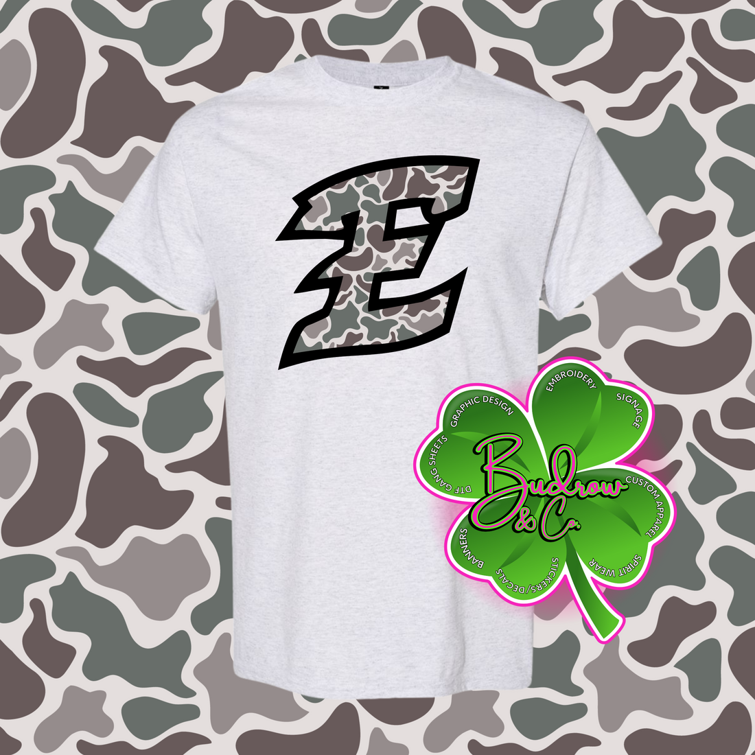 Camo “E” Tee – Estill County Spirit Wear