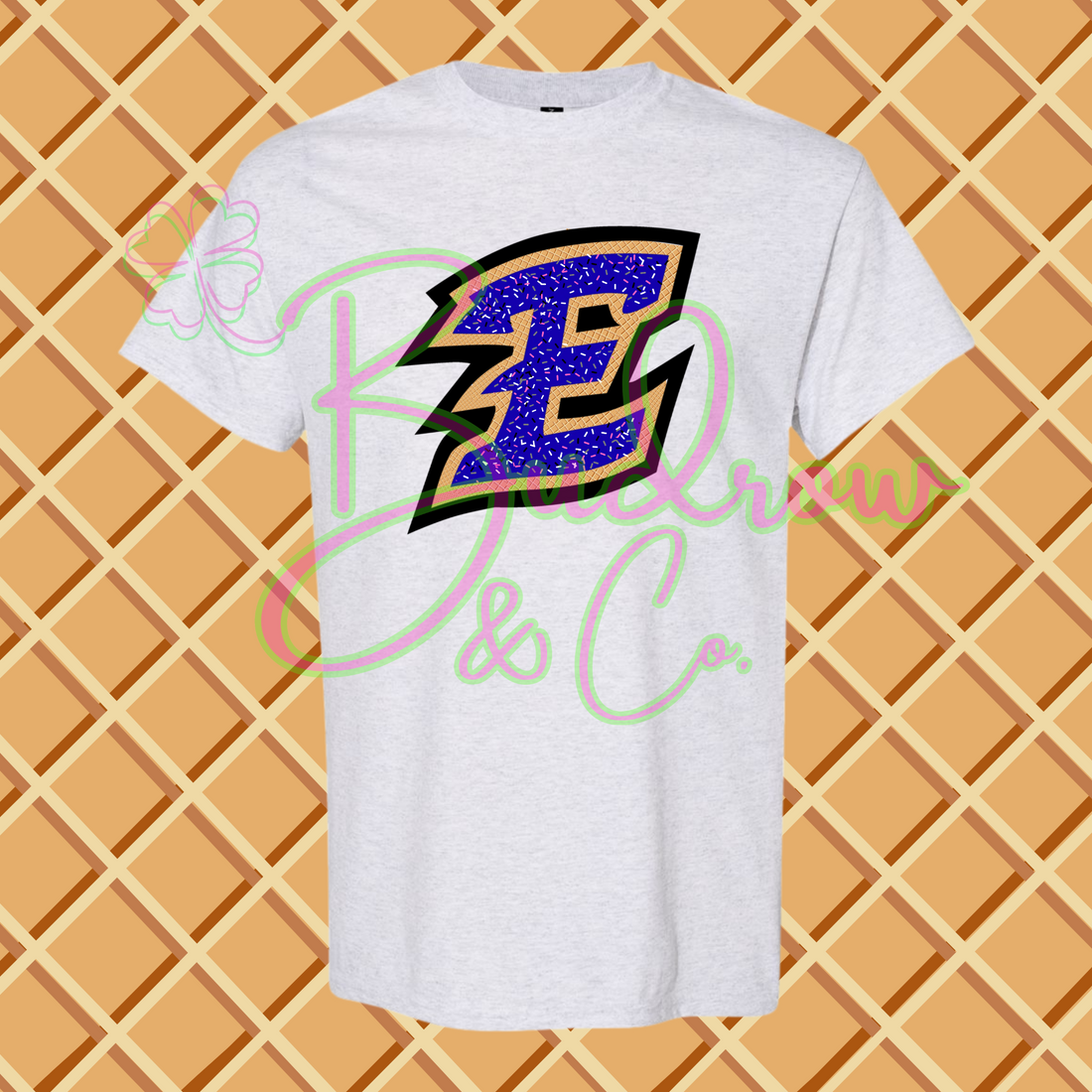 E Waffle Tee - With Sprinkle