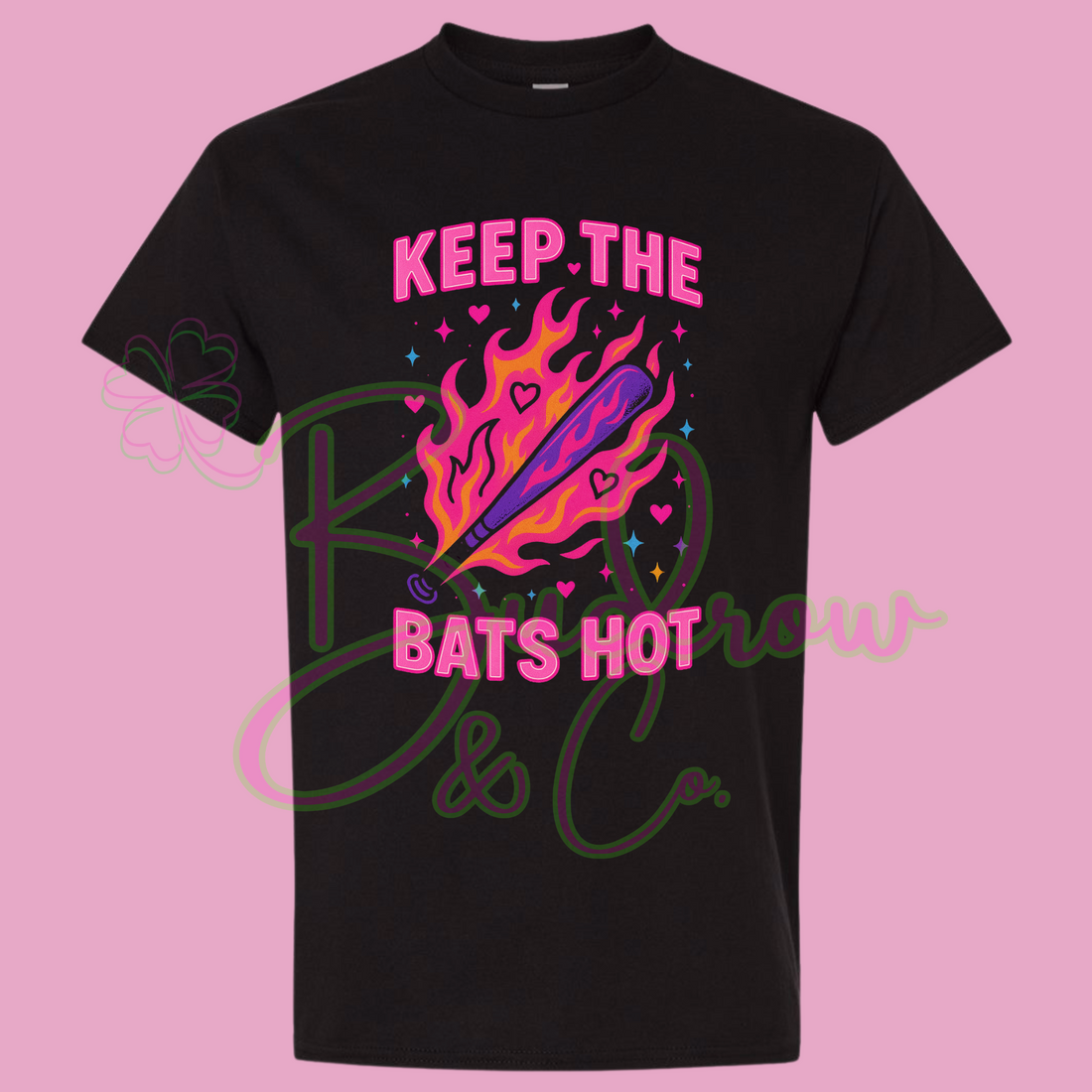 Keep the Bats HOT Pink Tee