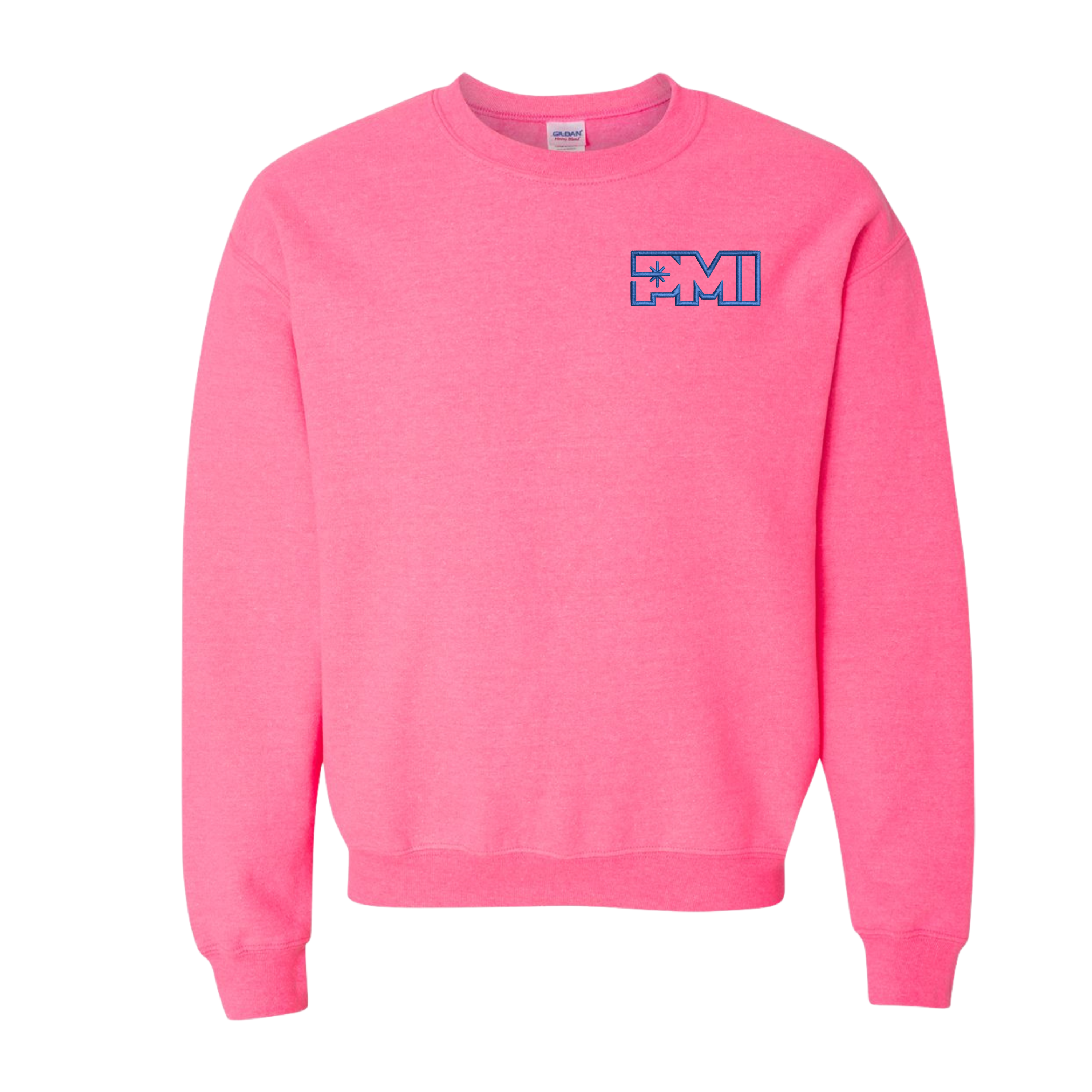 Safety Pink Crewneck Sweatshirt
