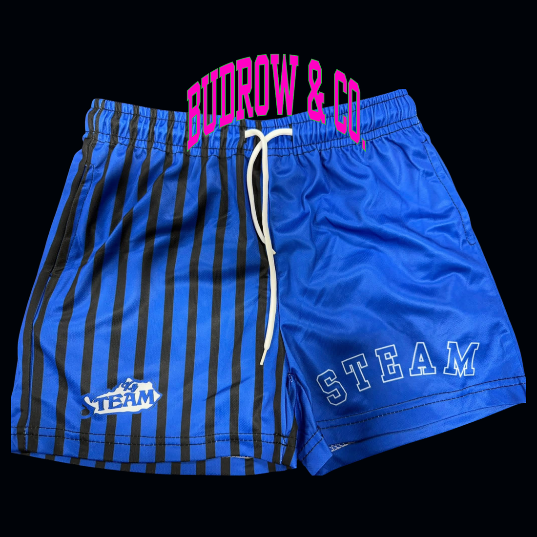 Steam Shorts - Blue Stripe