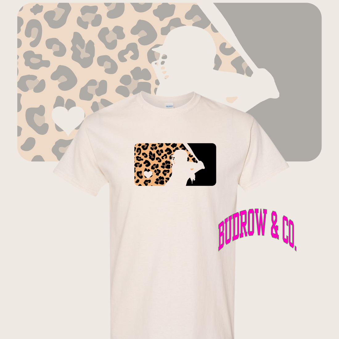 Softball Cheetah Tee -RTS