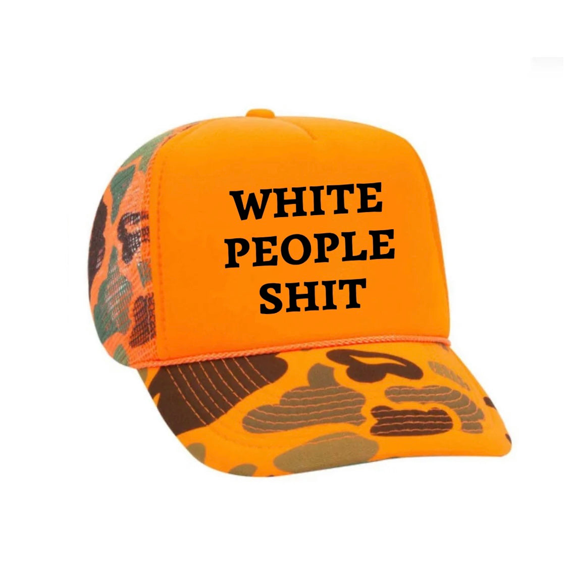 White People Shit Trucker Hat