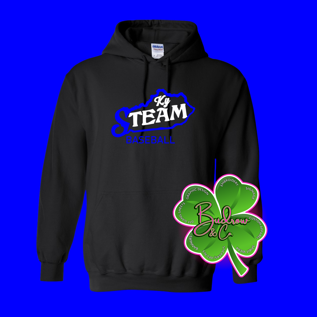 KY STEAM BASEBALL HOODED SWEATSHIRT