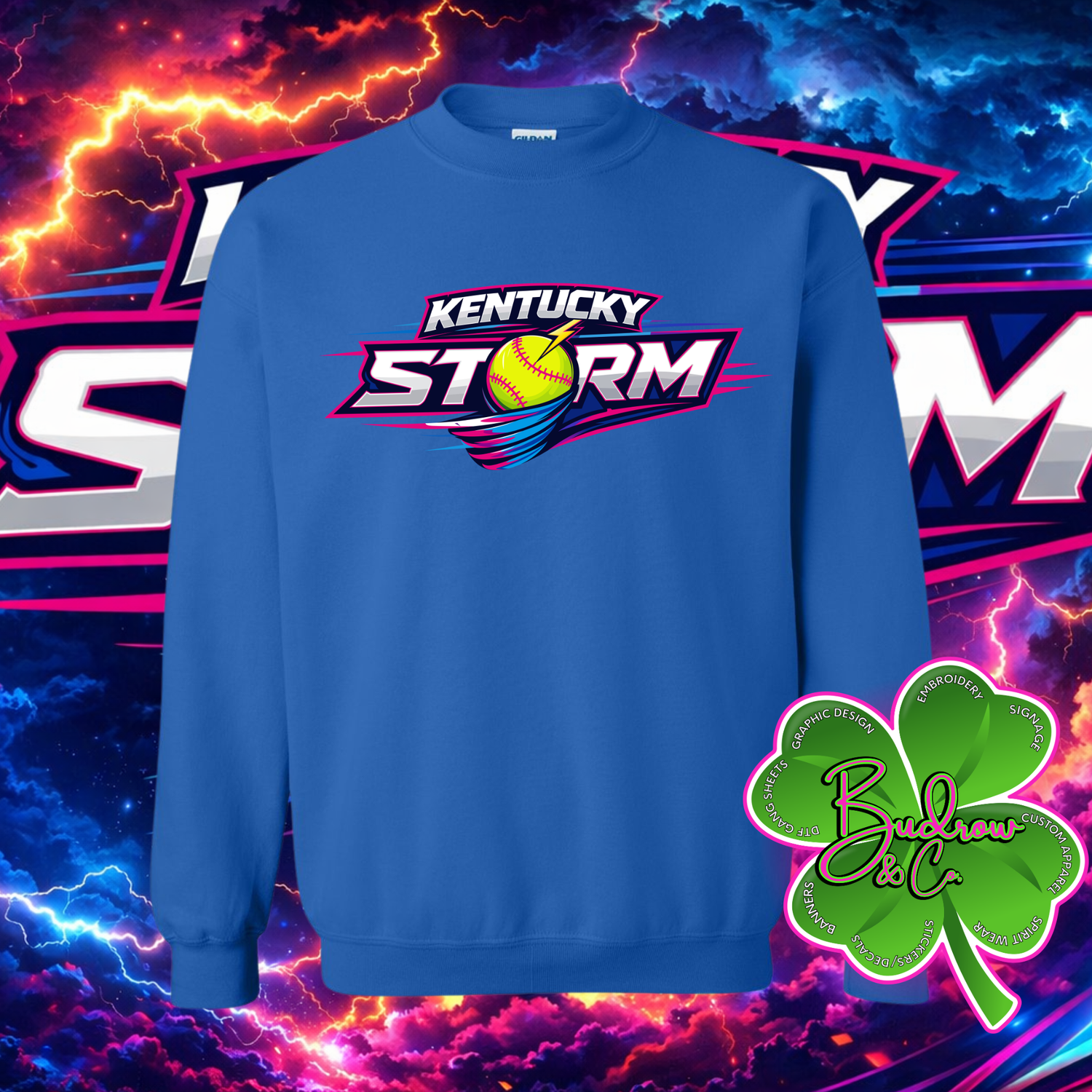 Kentucky Storm Logo Crewneck Sweatshirt
