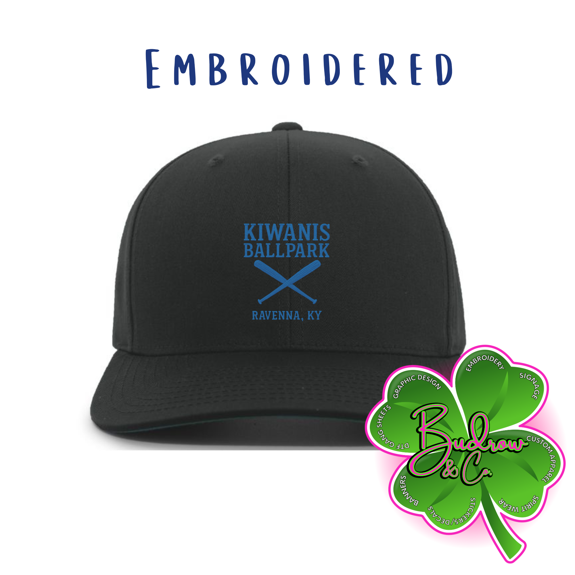 Richardson 112 - Embroidered Hat - Blue Design