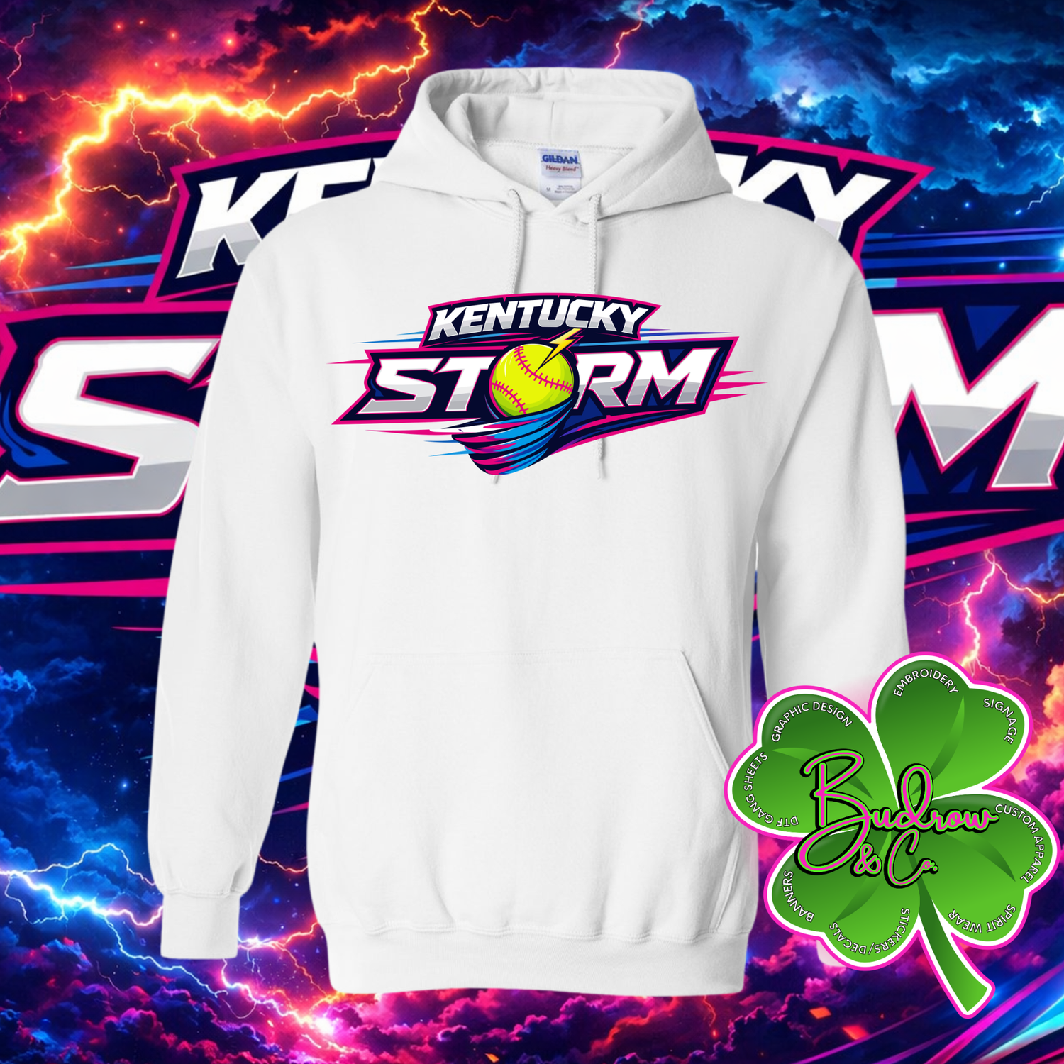 Kentucky Storm Hooded Sweatshirt