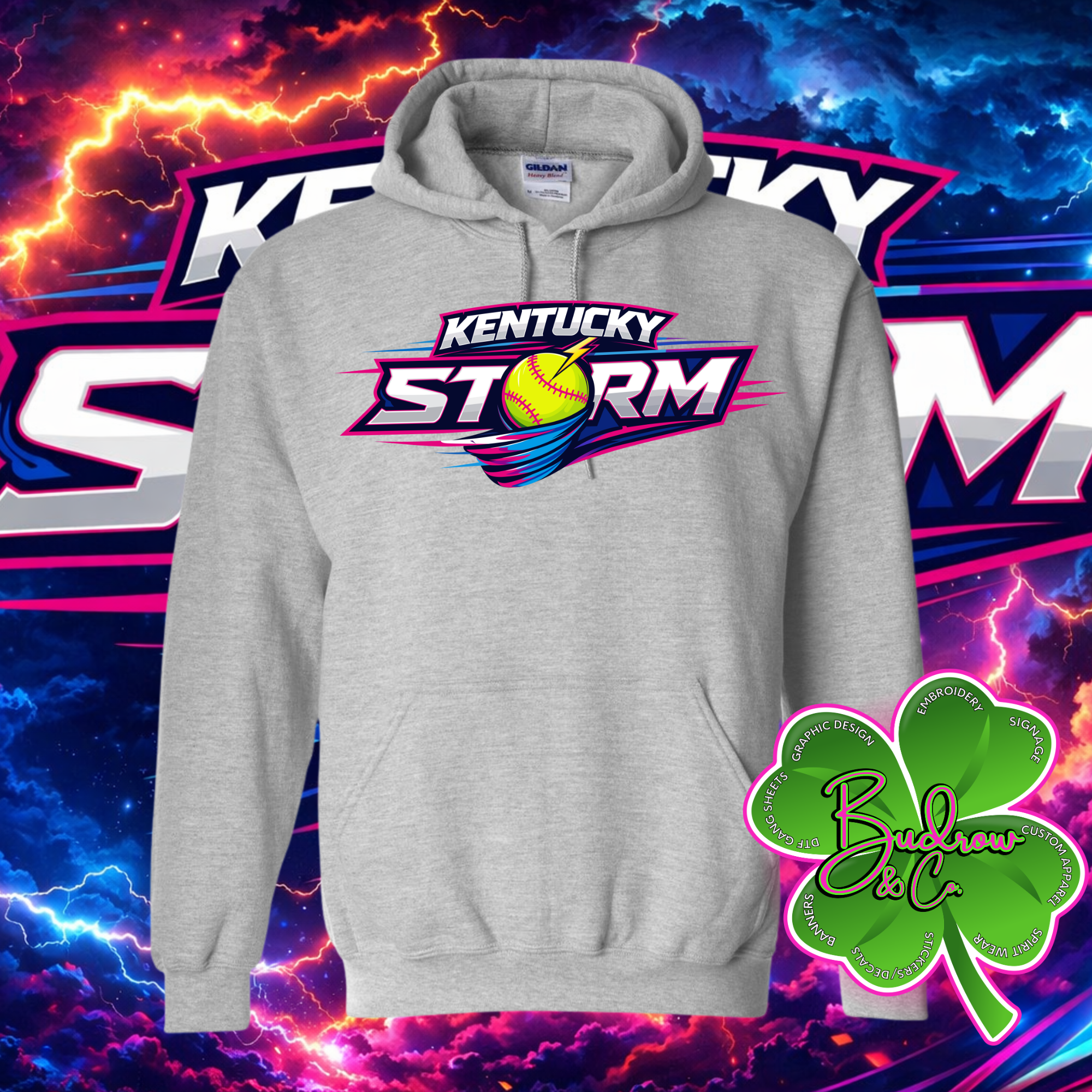 Kentucky Storm Hooded Sweatshirt