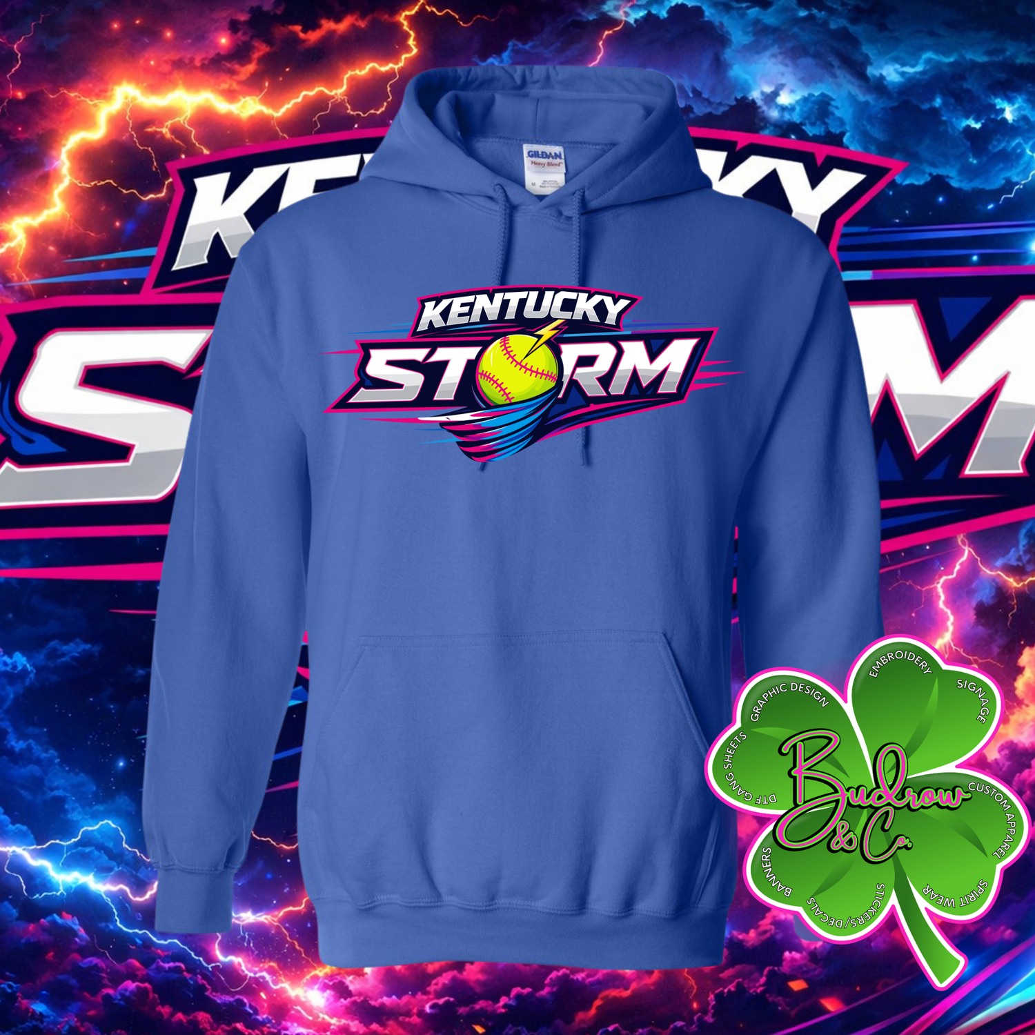 Kentucky Storm Hooded Sweatshirt