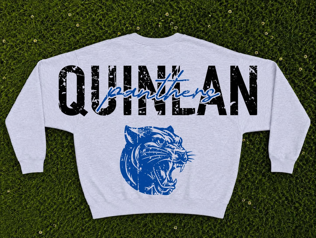 Quinlan Big Back Crew - Ash