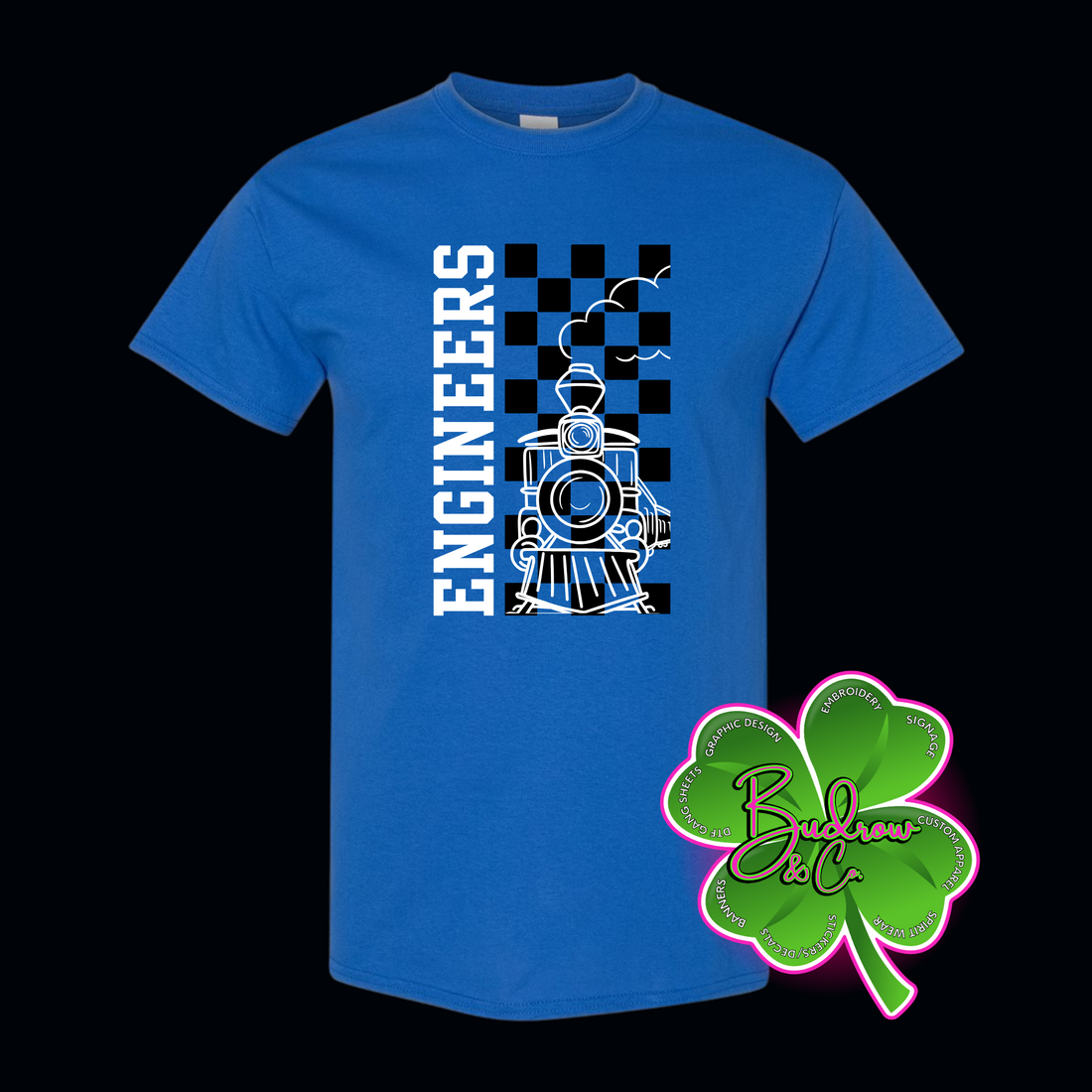 Engineers Checkered Train - Royal