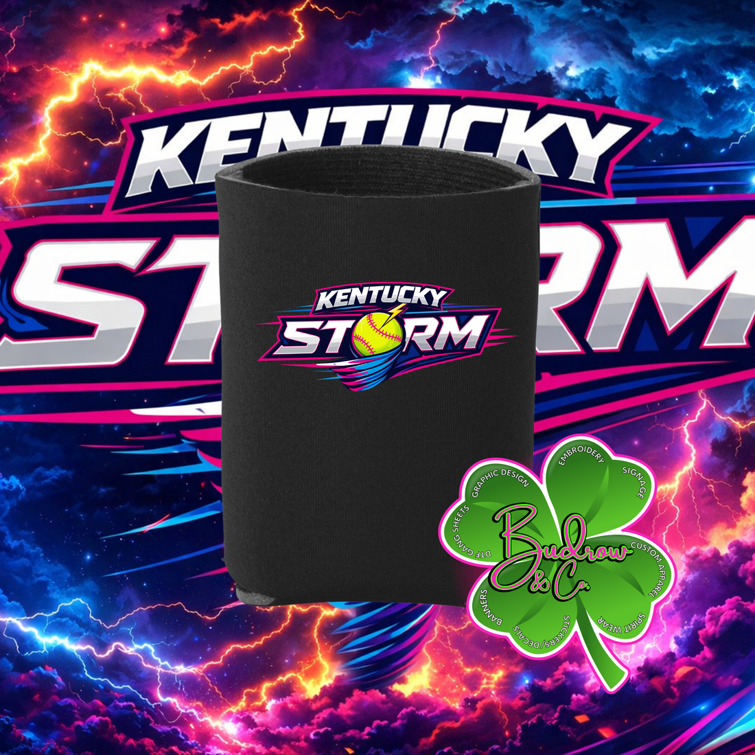 Kentucky Storm Logo Koozie