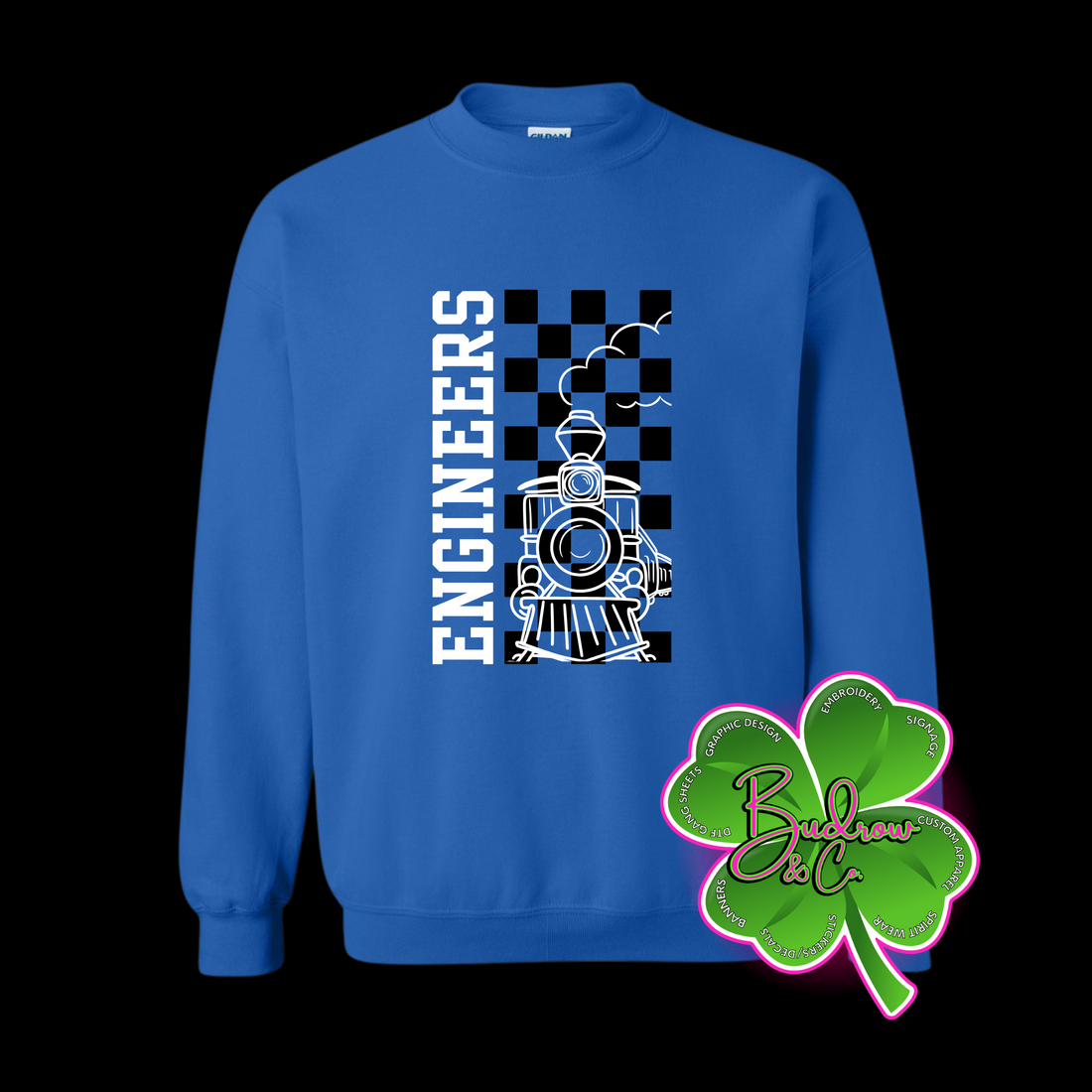 Engineers Checkered Train - Royal