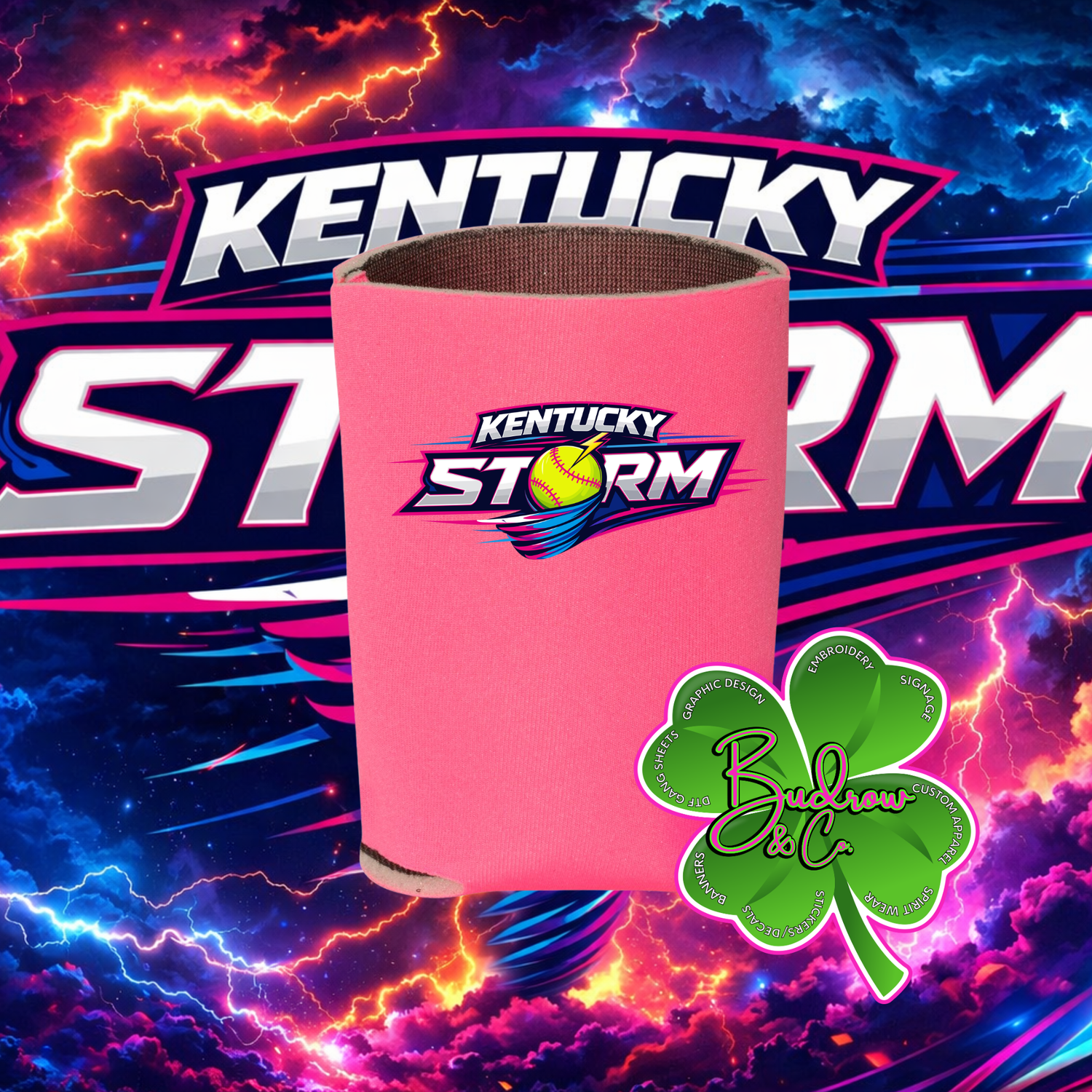 Kentucky Storm Logo Koozie