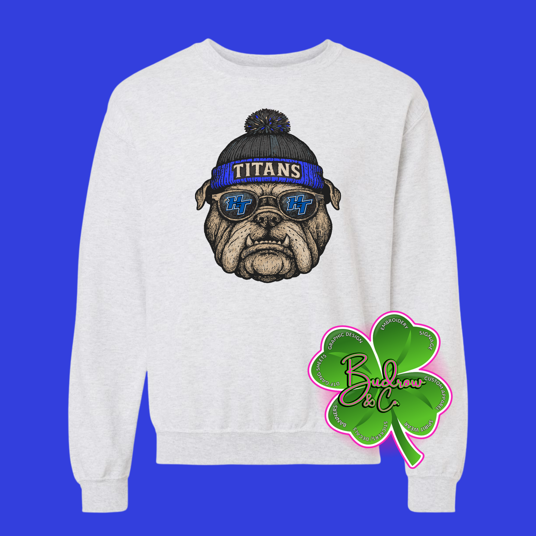 Hopewell Titans Baseball Bulldog