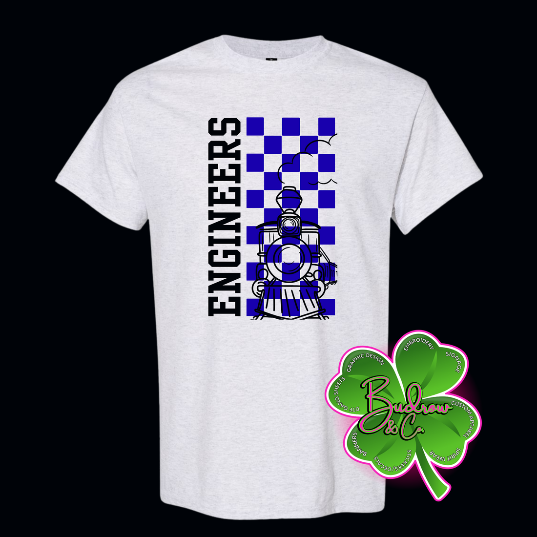 Engineers Checkered Train - Ash