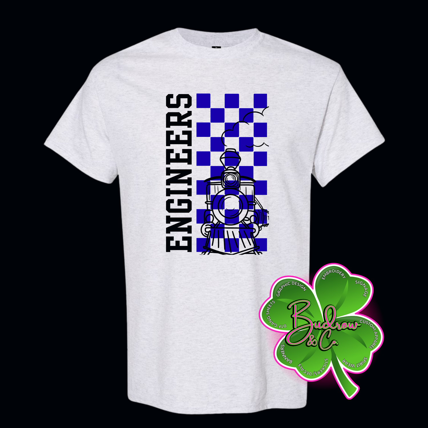 Engineers Checkered Train - Ash