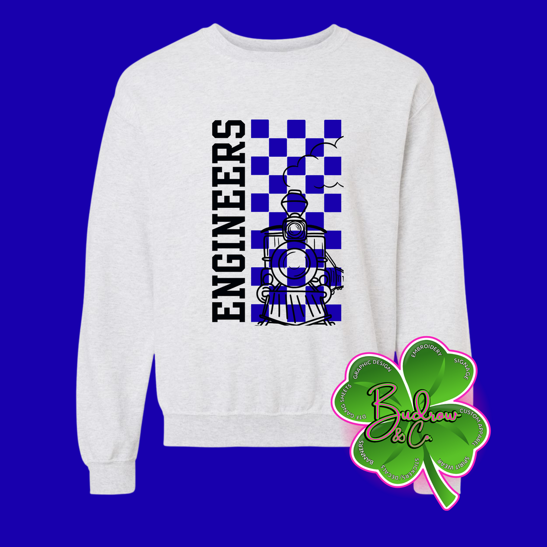 Engineers Checkered Train - Ash
